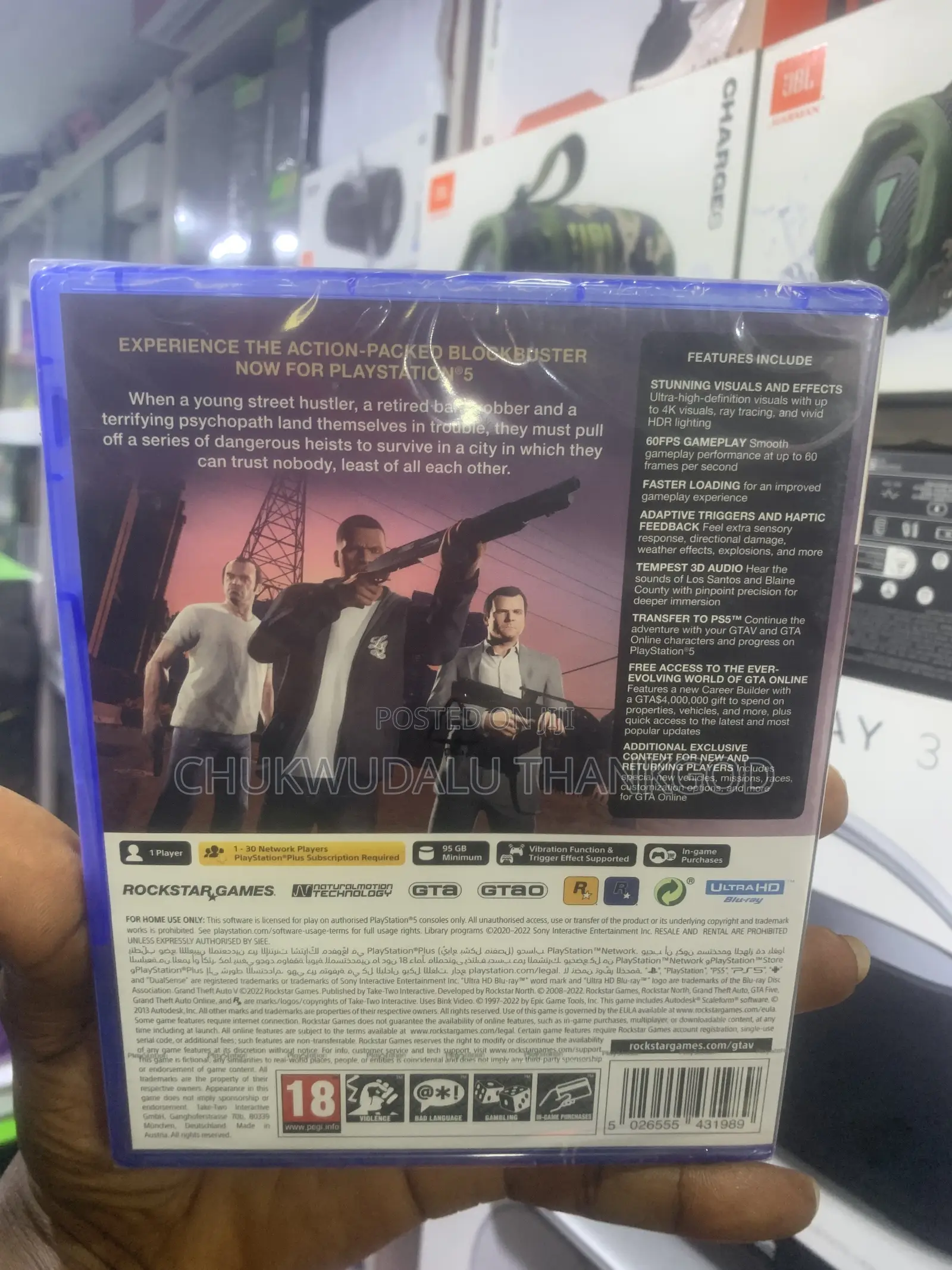 Rockstar Games Grand Theft Auto v - Playstation 5