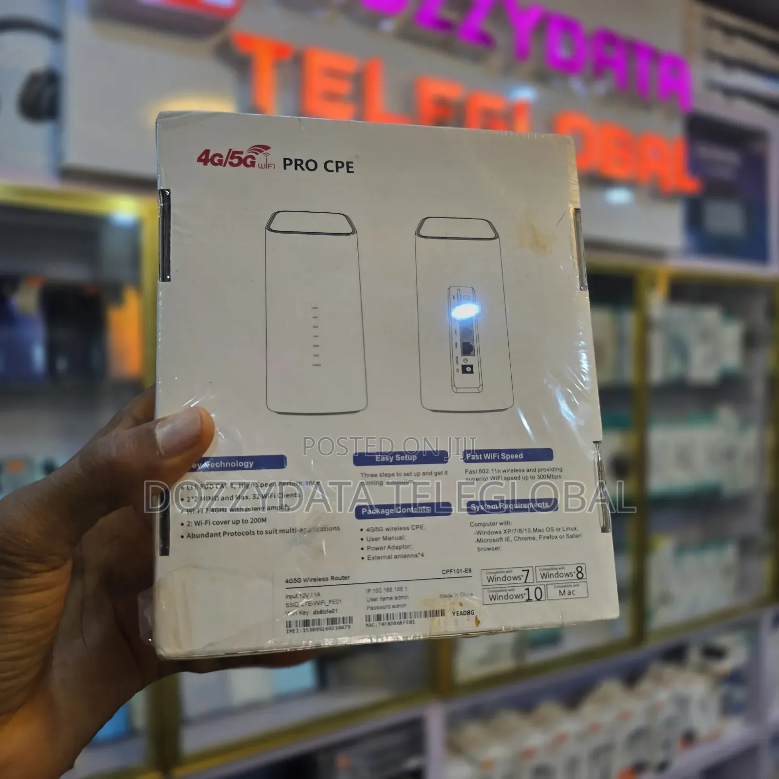 4g/5g Wifi Pro Cpe High Speed 2 in 1 Router
