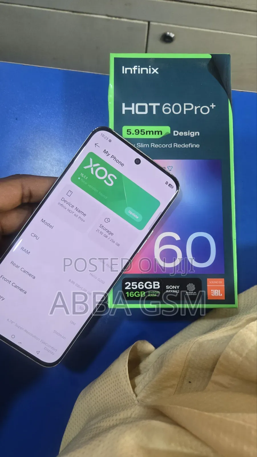 Infinix Hot 60 Pro+ 256 GB Silver