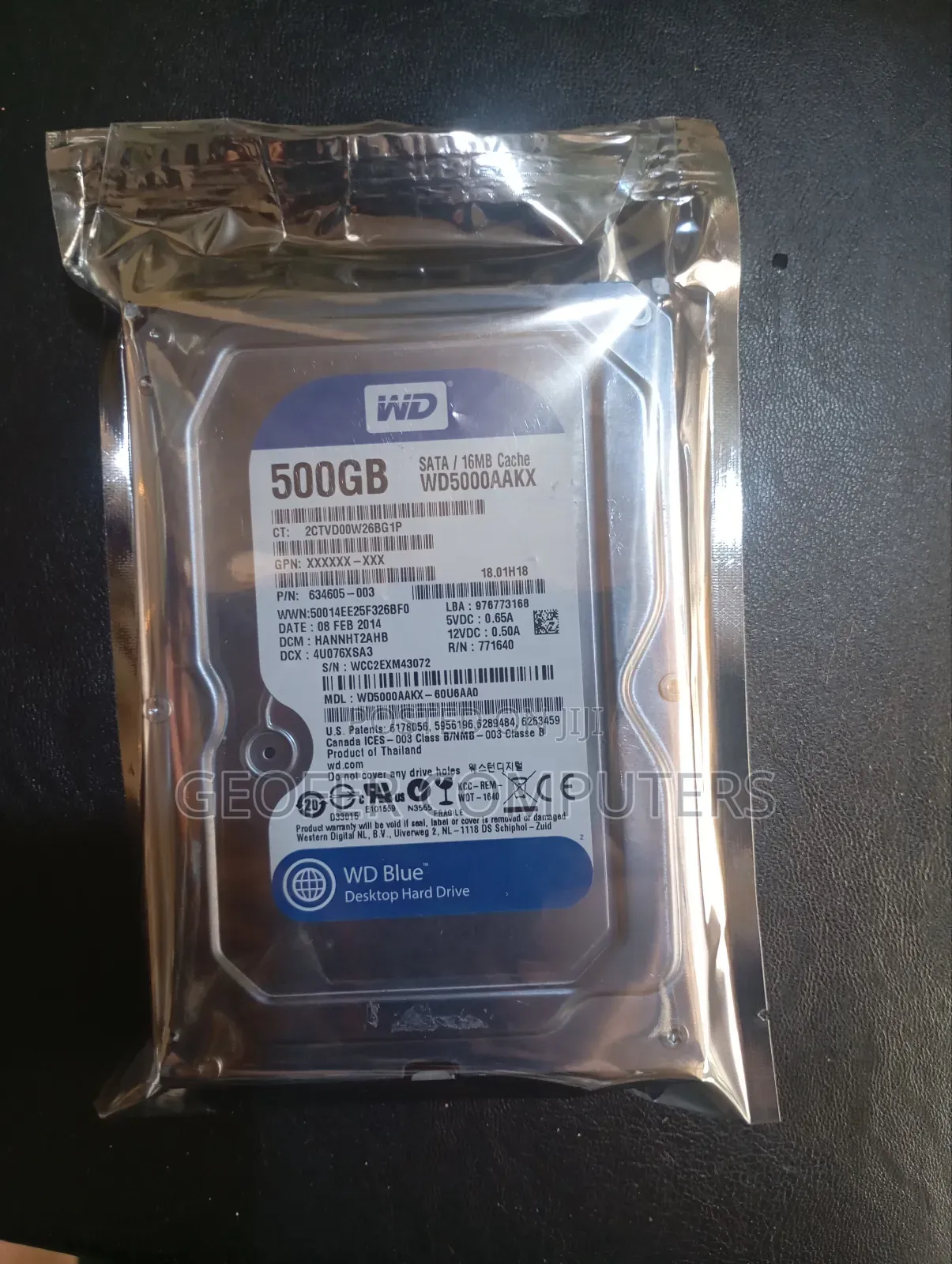 500 Gb Dekstop Hard