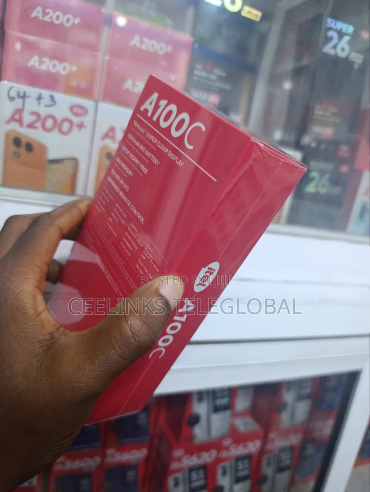 New Itel A100C 128 GB Blue