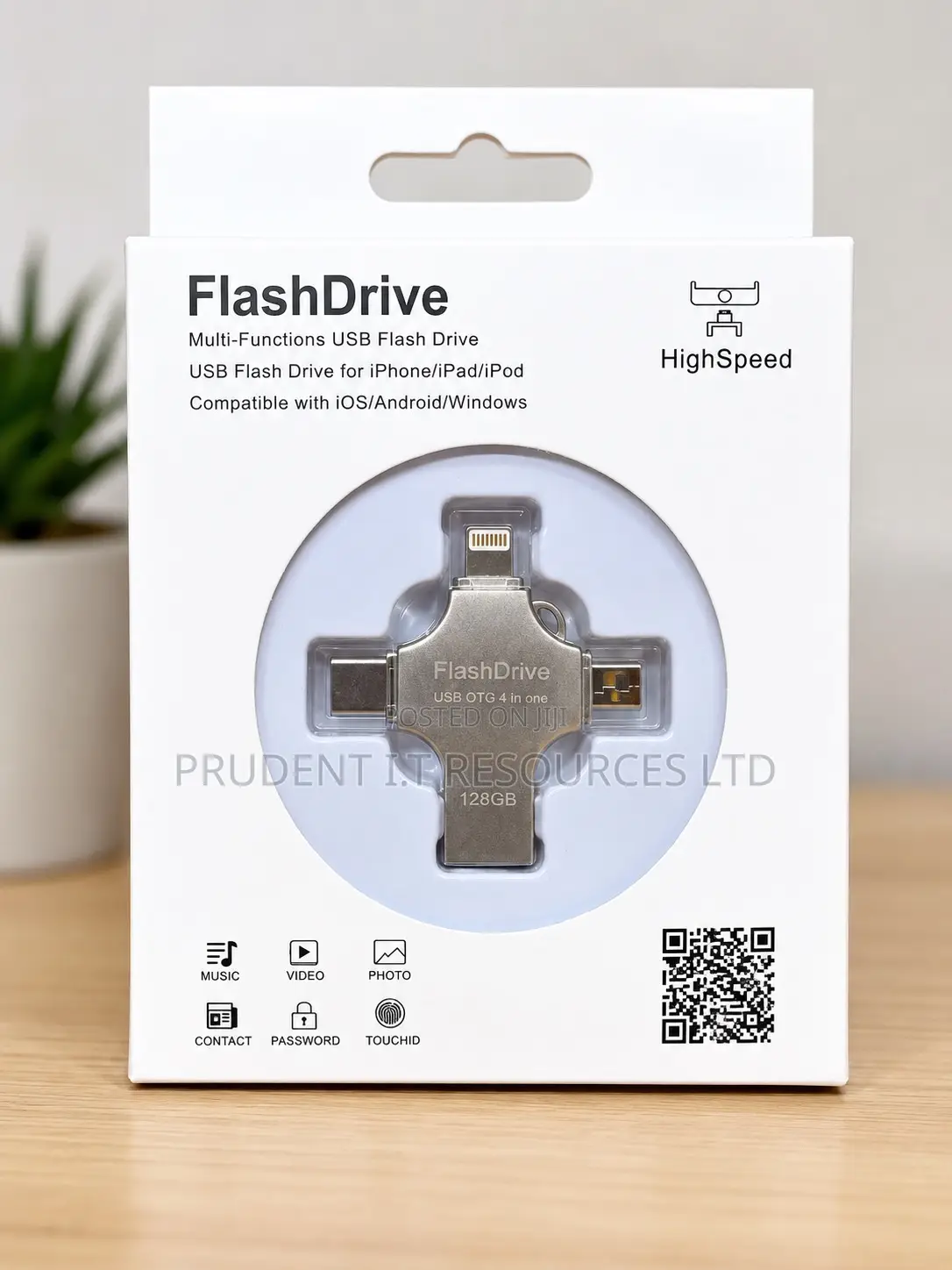 Flashdrive 128gb 4-in-1 Otg Usb Flash Drive