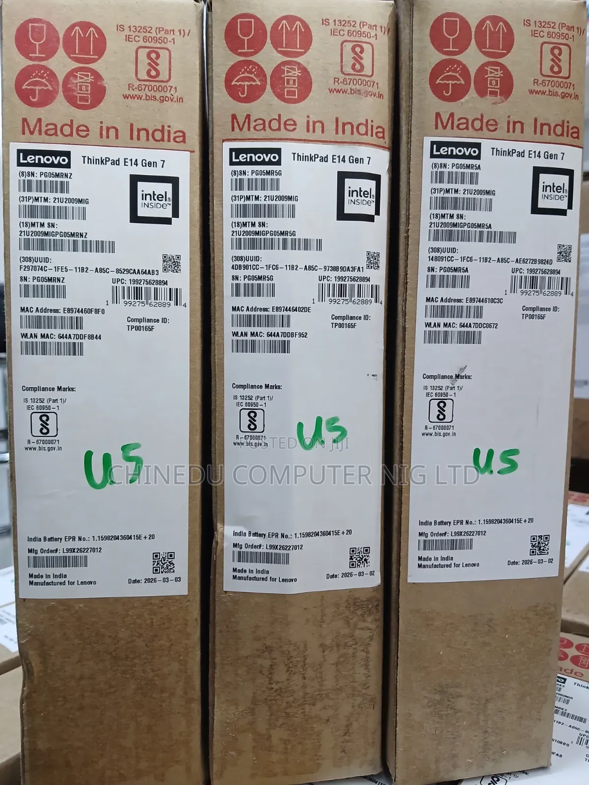 New Laptop Lenovo 16GB Intel Core Ultra 5 SSD 512GB