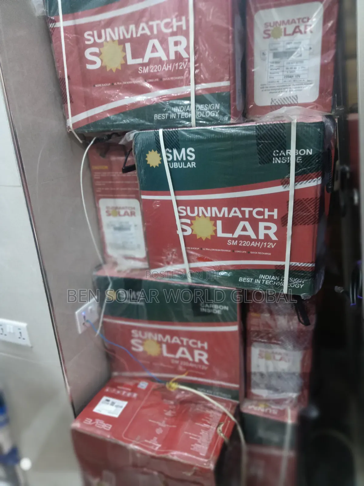 220ah SMS Tubular Solar Battery 12v