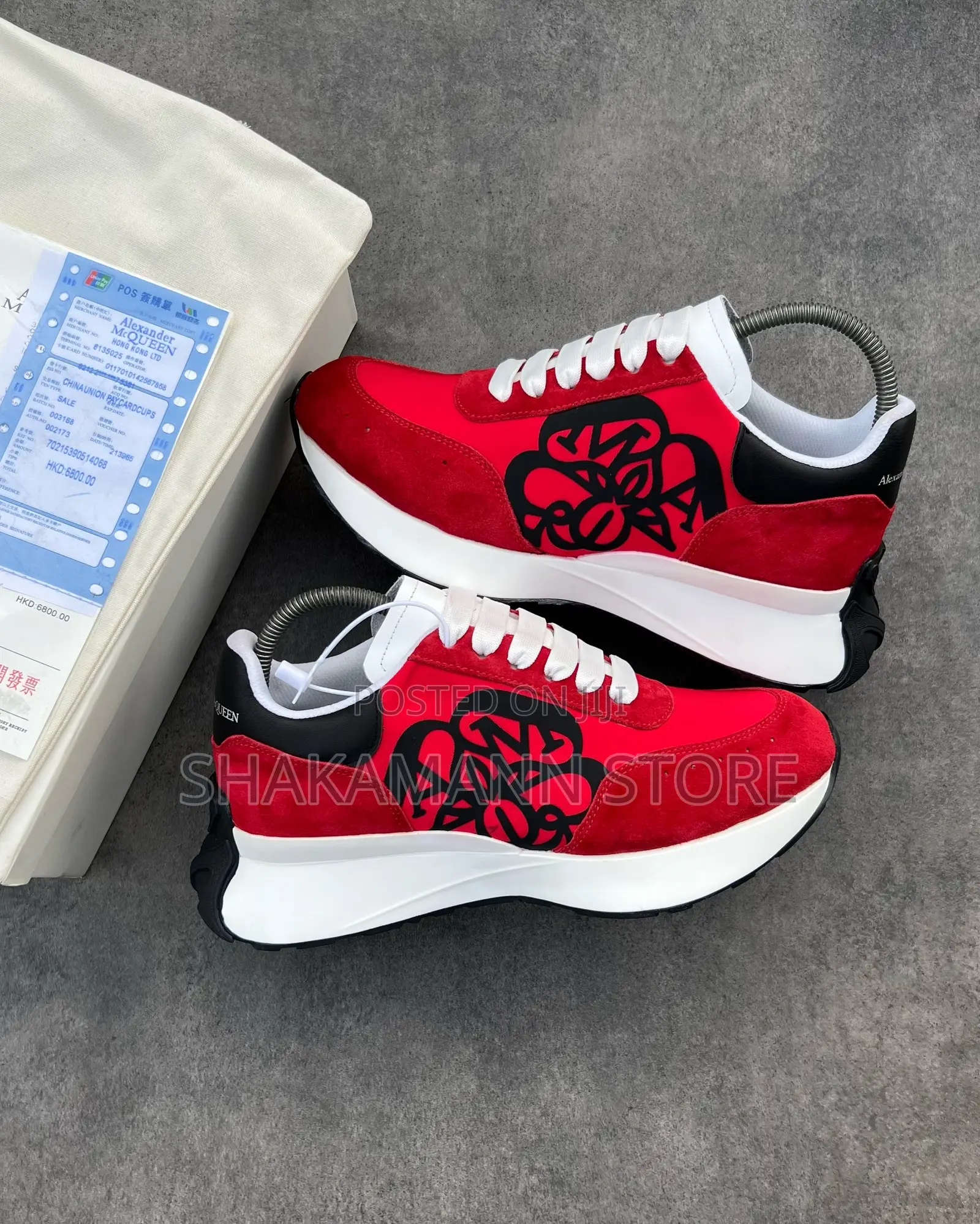 Original Alexander Mac Queen Shoes Red