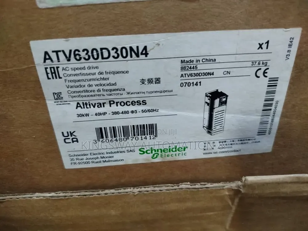 30kw Schneider Vfd Drive For Electric Motor