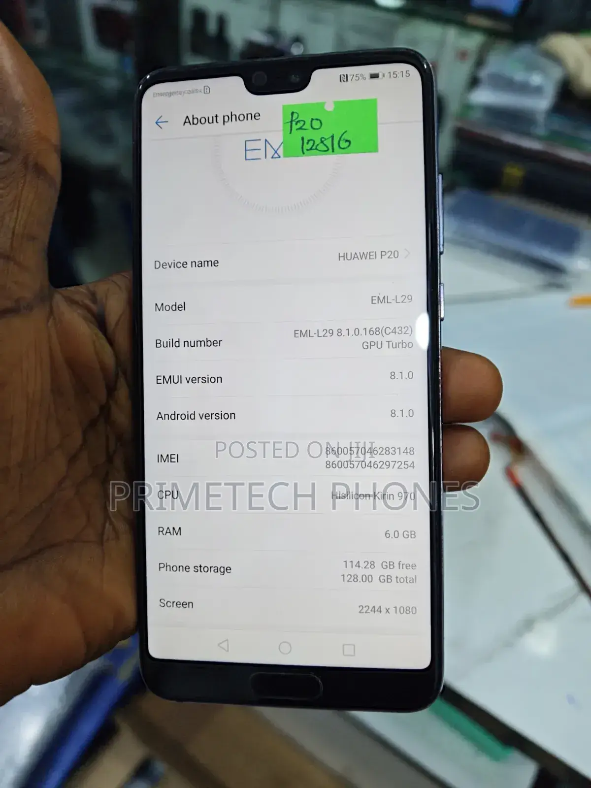 Huawei P20 128 GB Purple