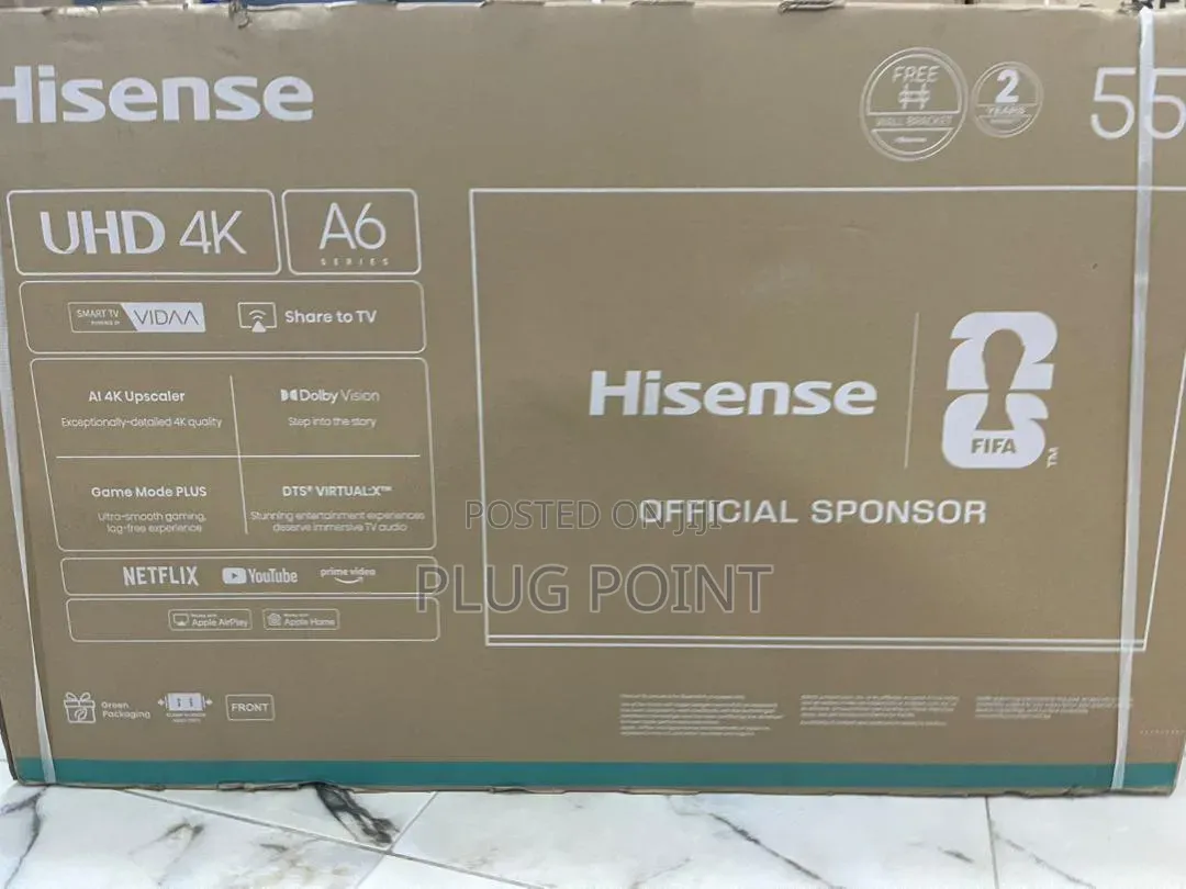 Hisense 55” Ultra Hd Smart Television for Premium Home Entertainment