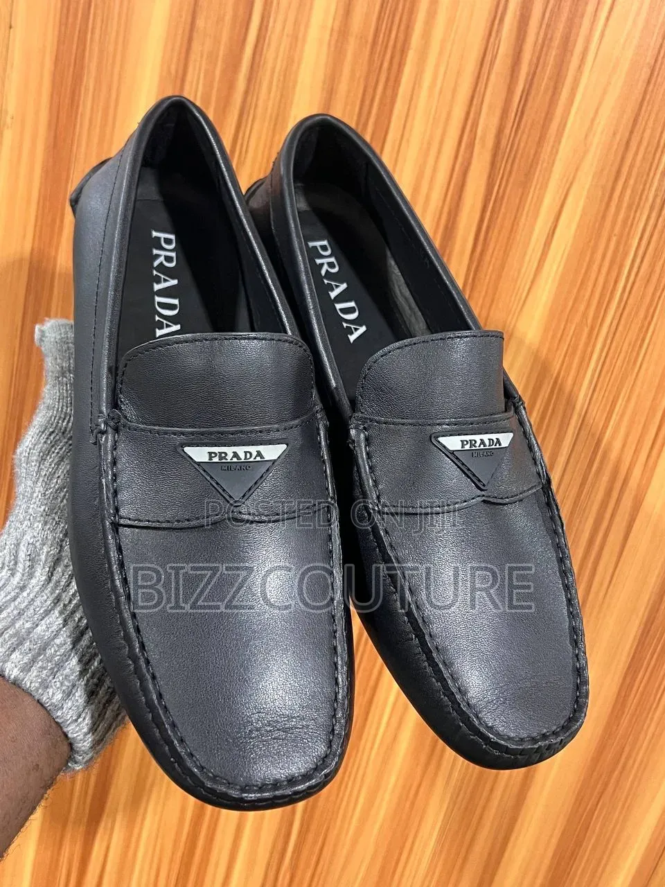 Original Italian Prada Loafers Available in Store