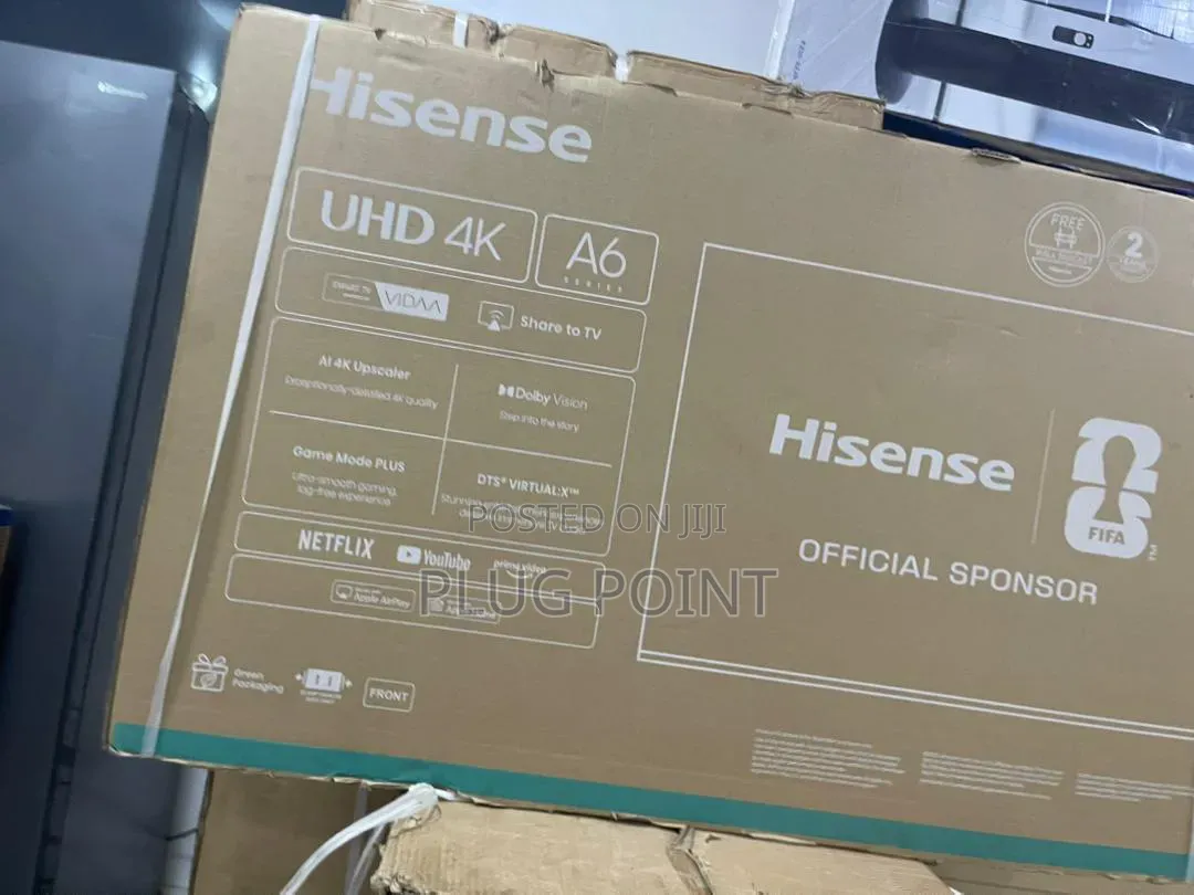 Hisense 55” Uhd Television With Smart Features and Wi-Fi
