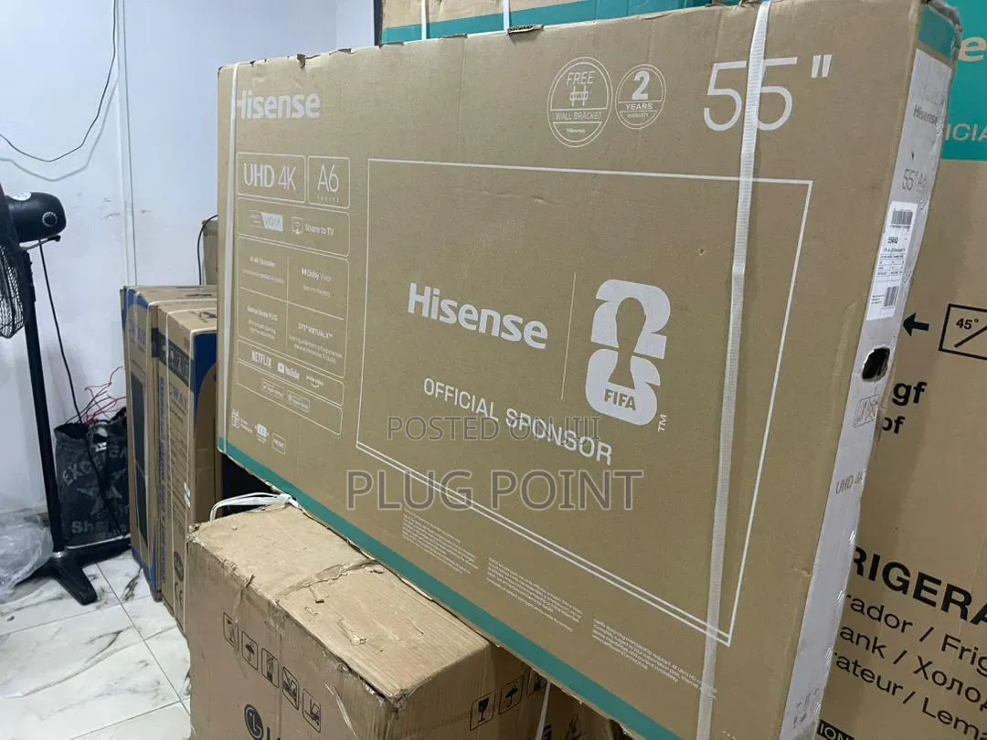 Hisense 55” Uhd Television With Smart Features and Wi-Fi