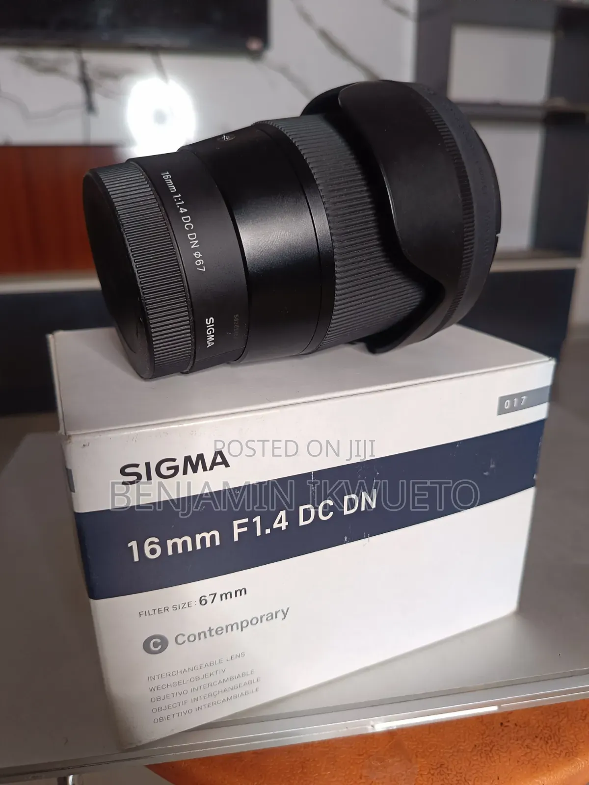 16mm Sigma Lens for Sony F1. 4 (Open Box)