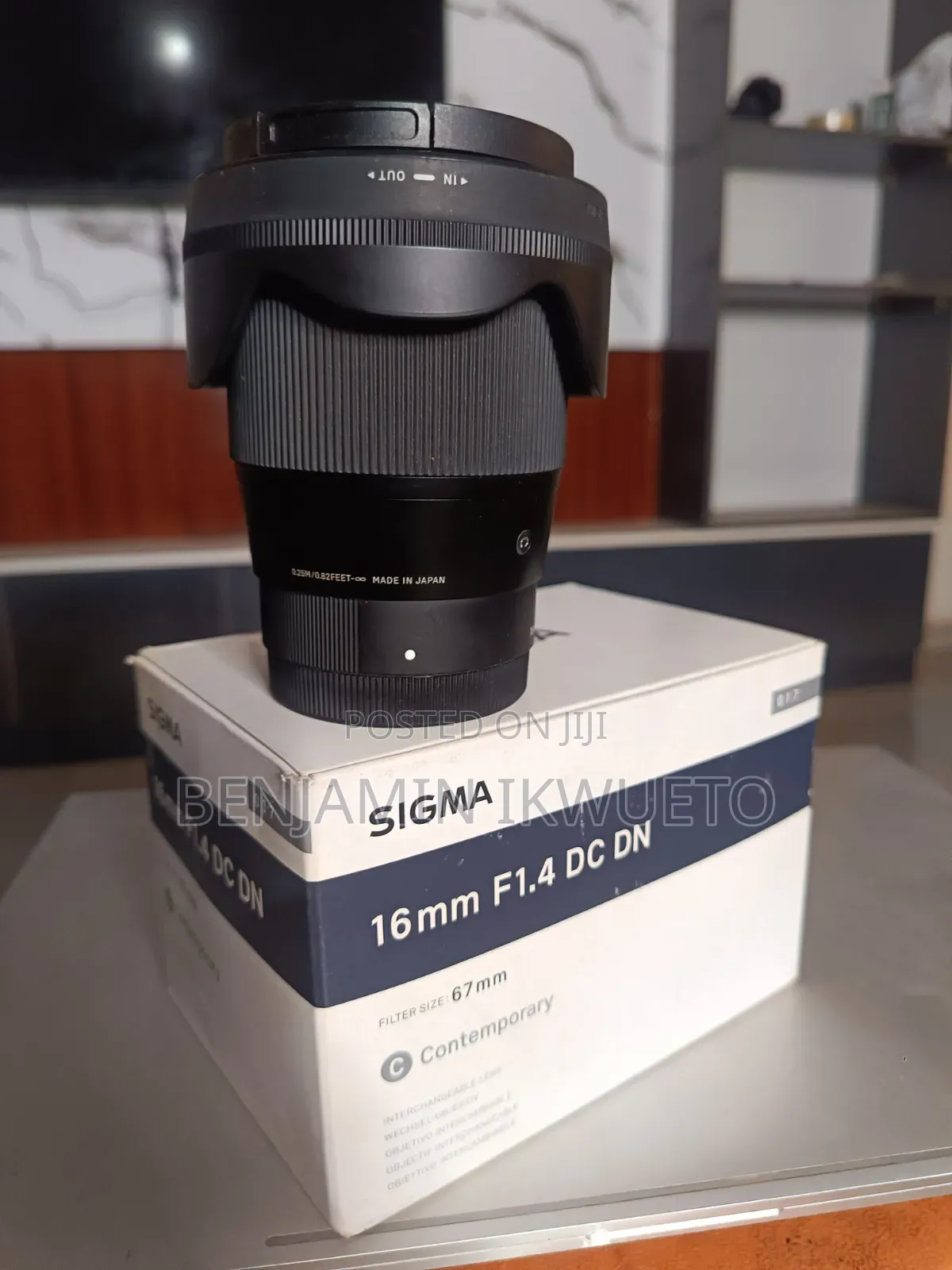 16mm Sigma Lens for Sony F1. 4 (Open Box)