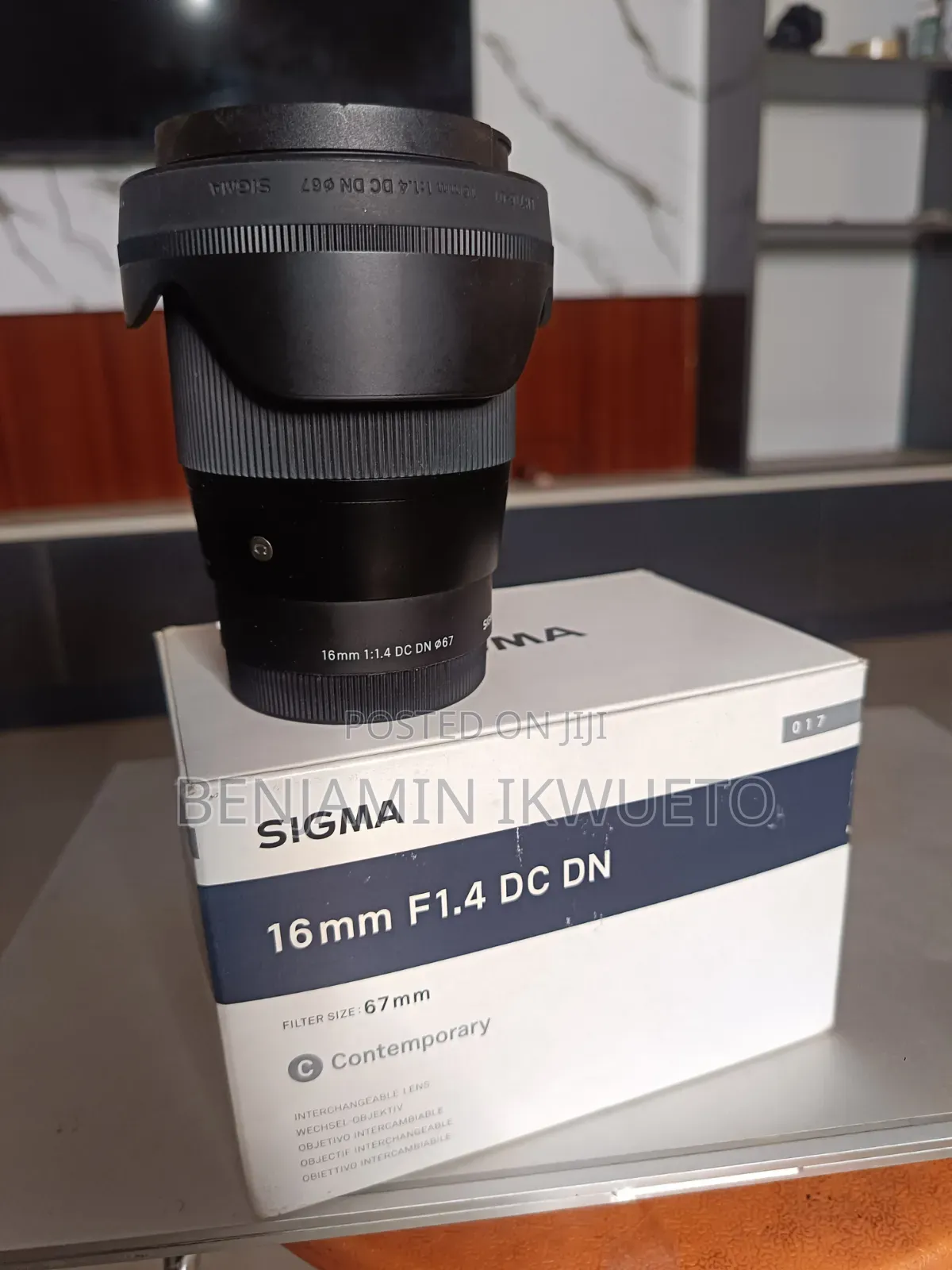 16mm Sigma Lens for Sony F1. 4 (Open Box)