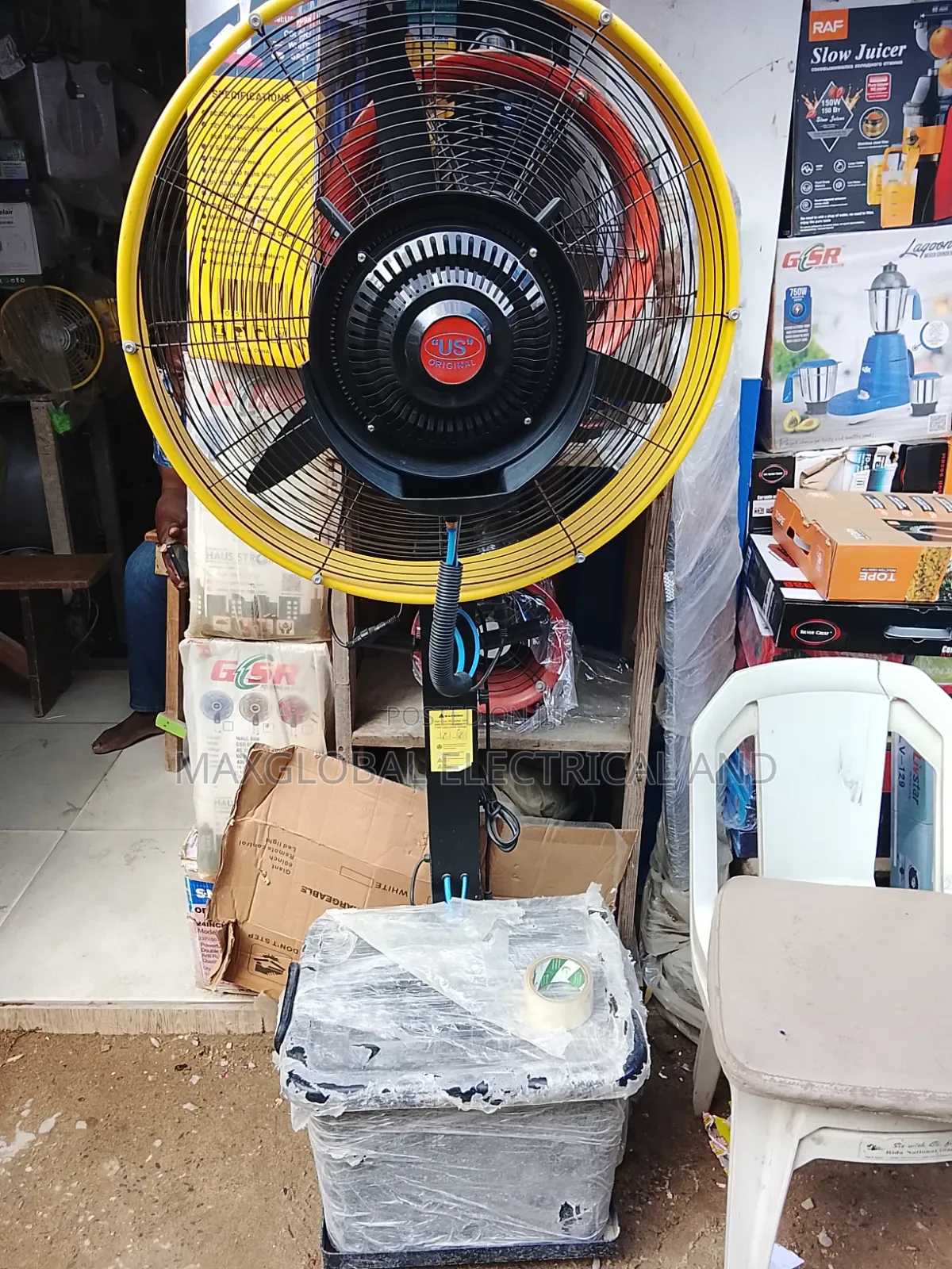 Industrial Water Mixable Standing Fan