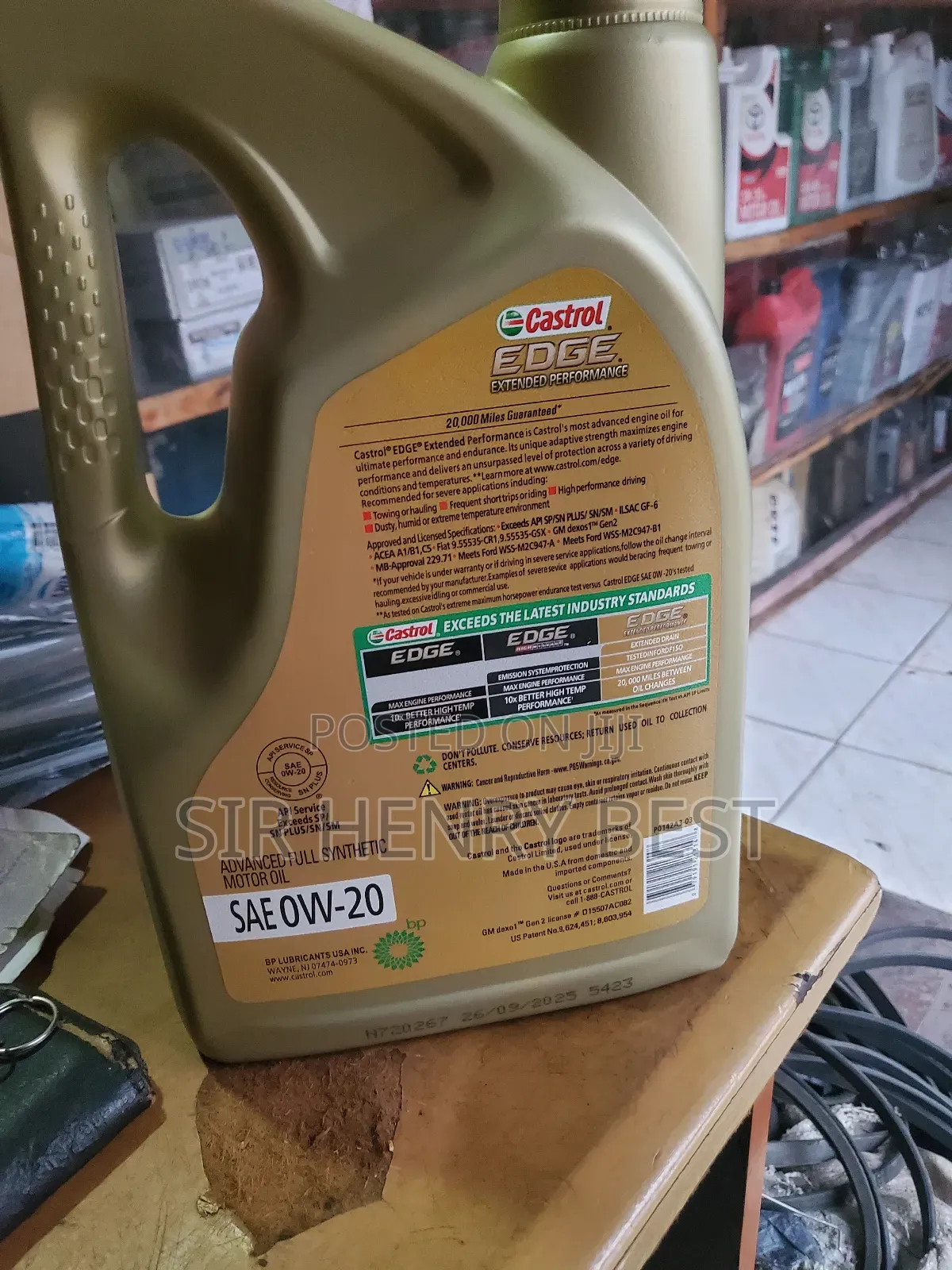 Castrol Edge Extended Performance 0w 20