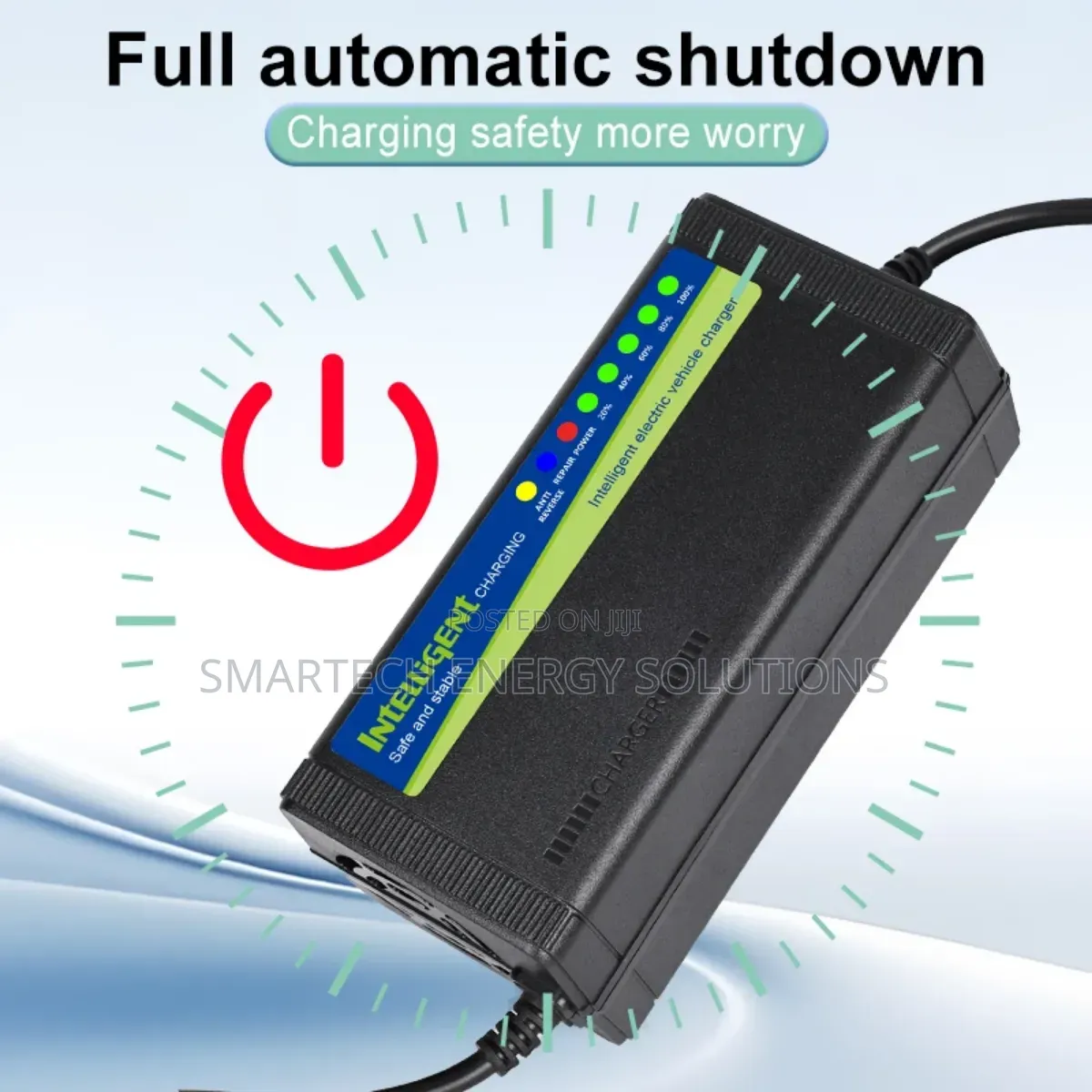 48v 6a Lithium Smart Battery Charger (8lamp Display) For Electric Cars