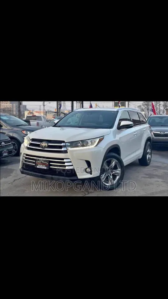 Toyota Highlander Limited 4x4 V6 (3.5L 6cyl 8A) 2018 White