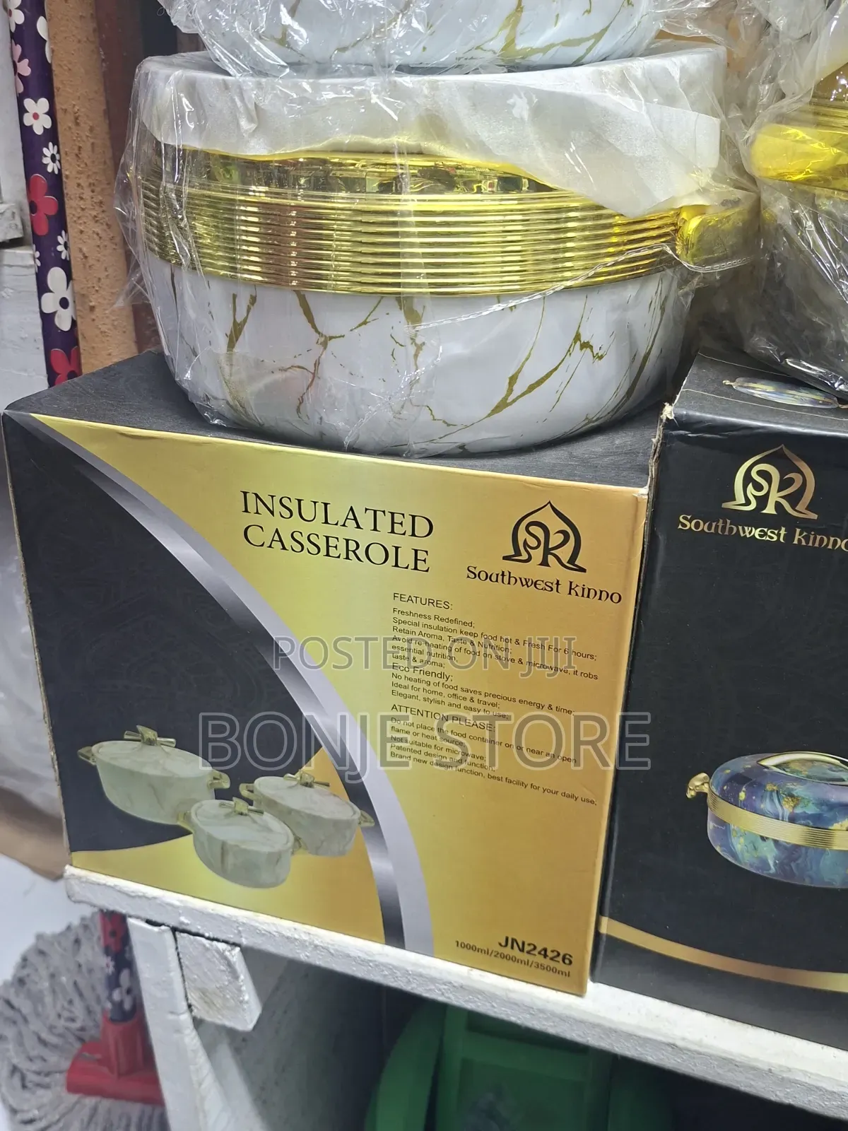 3pcs Luxury Unique Insulated Casserole Food Warmer