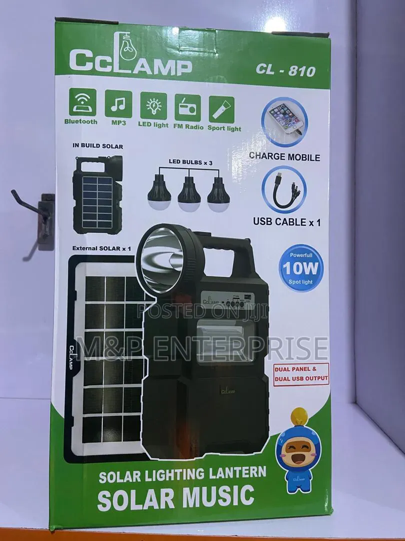 Cc Solar Lamp, Three Bob, Light And Music.