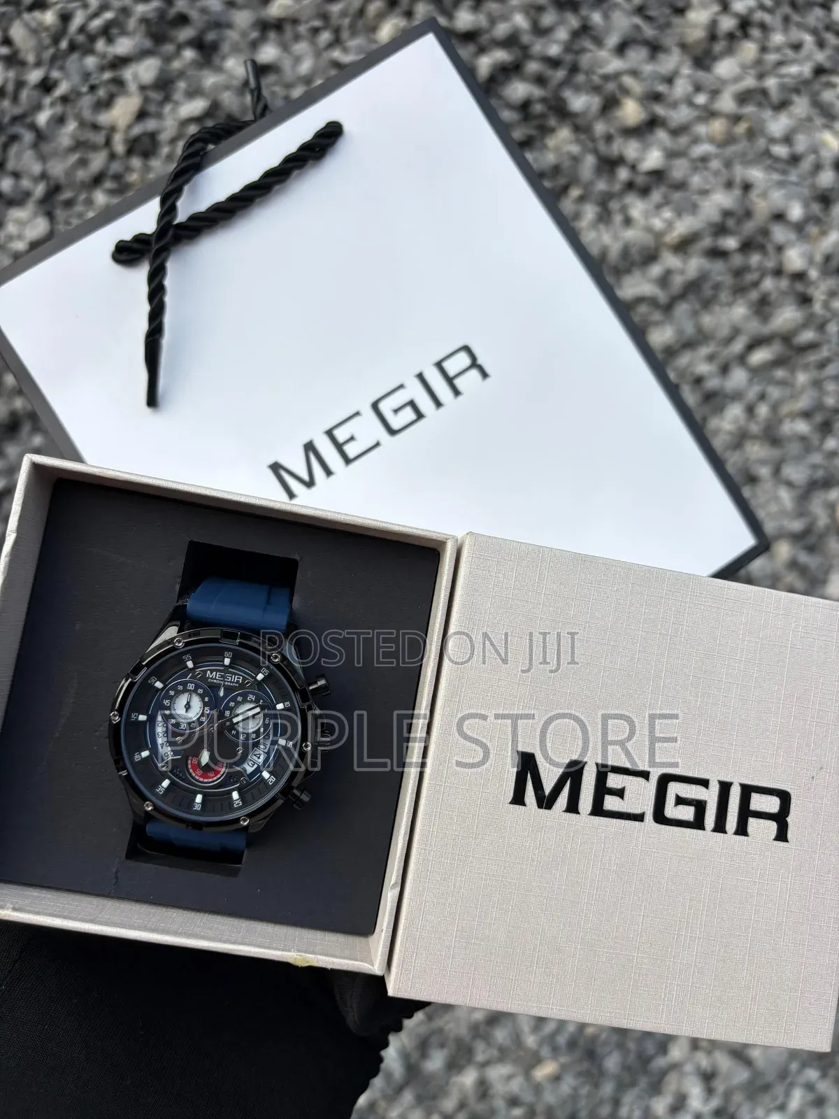 Megir Chronograph Silicone Strap Quality Watches