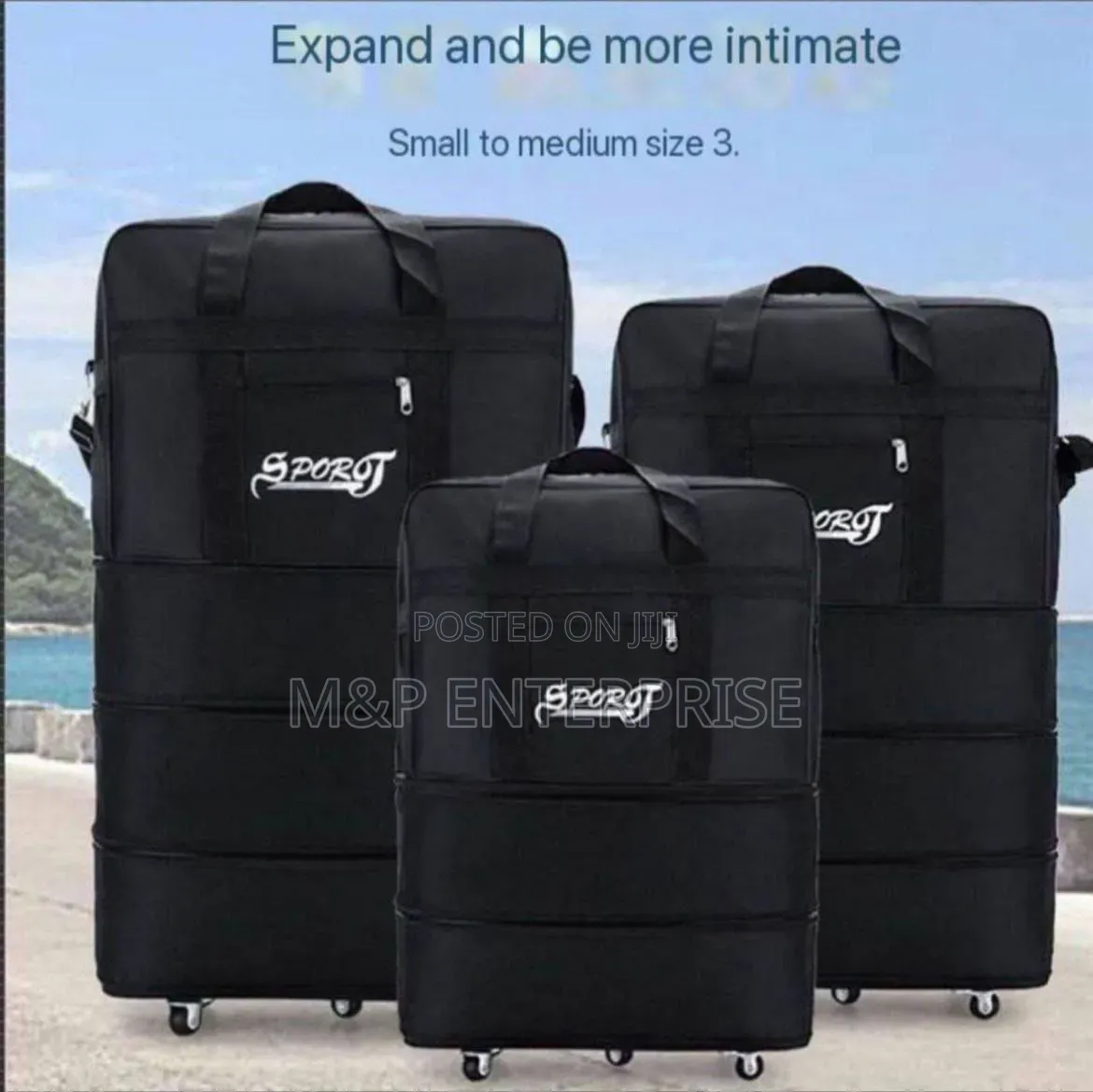 Expandable Foldable Rolling Travel Luggage