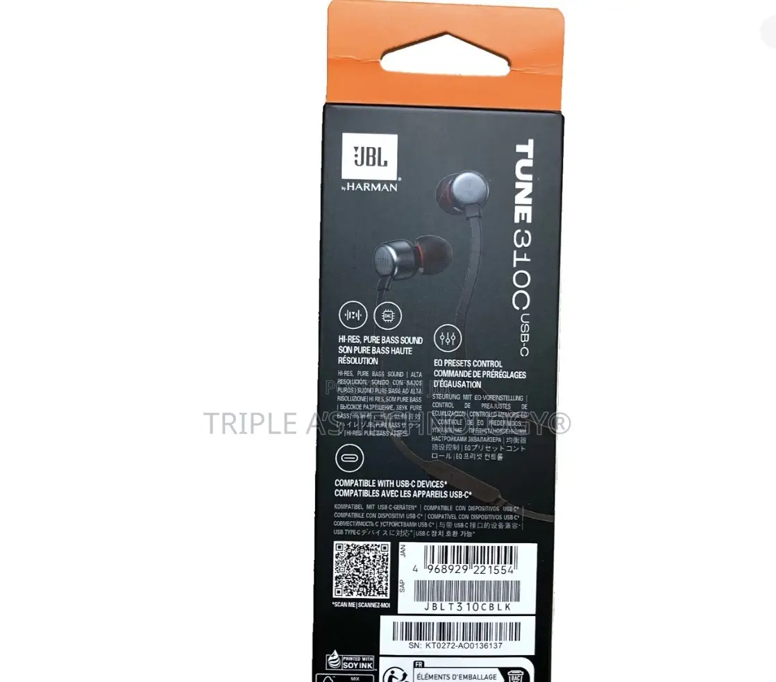 Authentic JBL Tune 310c