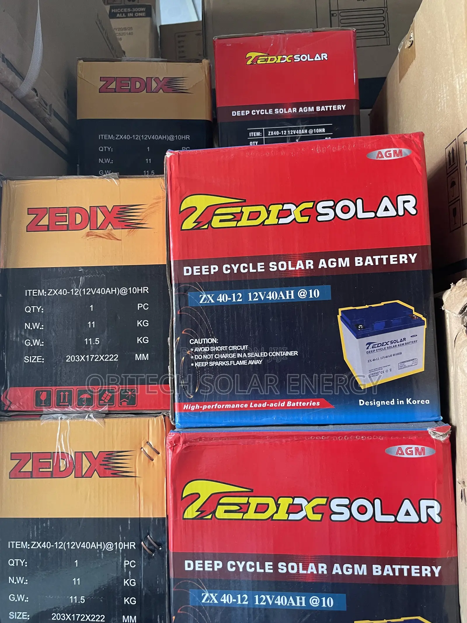 Zedix Deep Cycle Agm Battery – 12v 100ah (Perfect for Inverters)