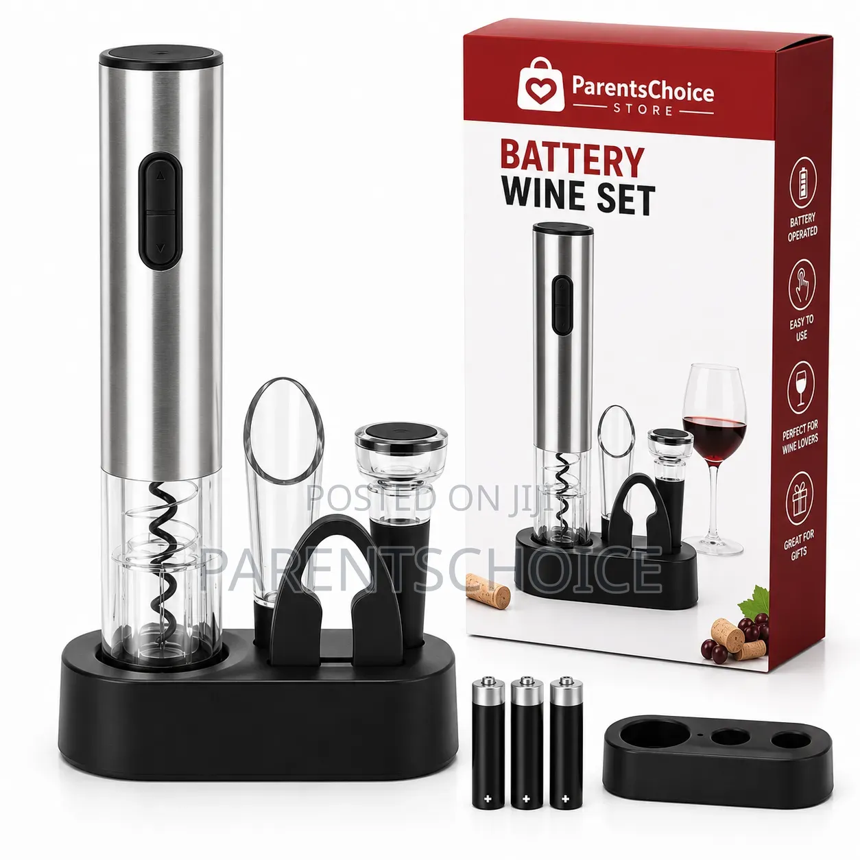 Battery Wine Opener Set