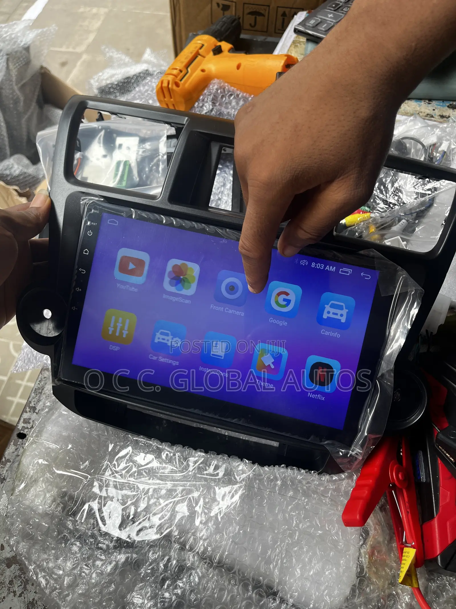 Original Android Screen With Car Play for Toyota Venza 2010 to 014