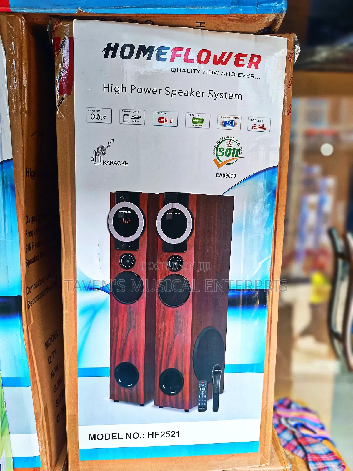Homeflower Hf2521 High Power Speaker