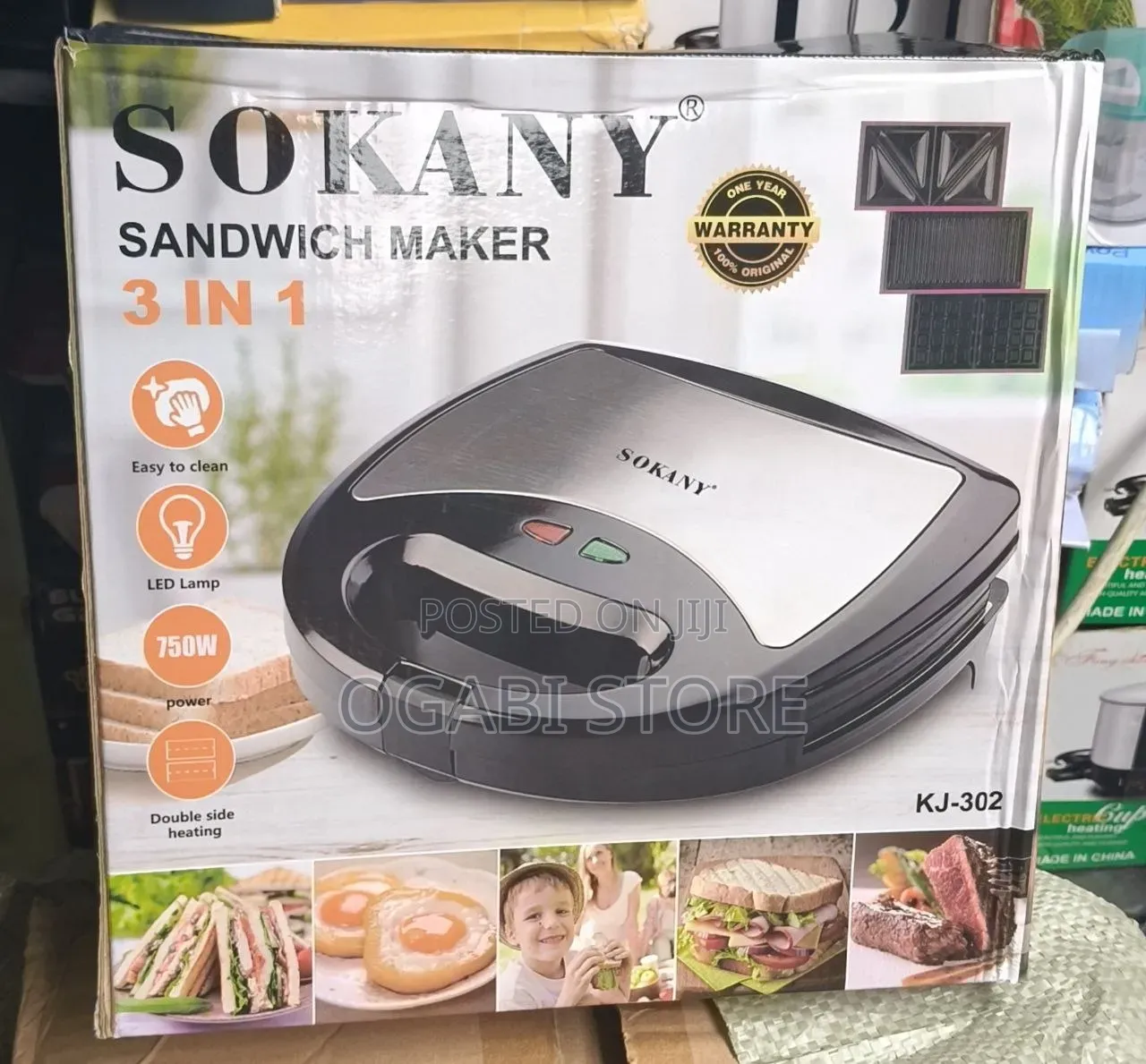 3in1 Sokany Sandwich Maker