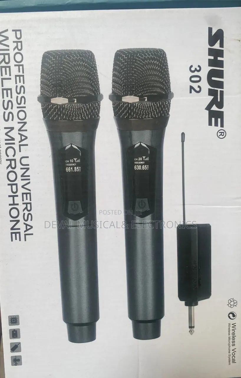 Small Reciever Shure Wireless Microphone