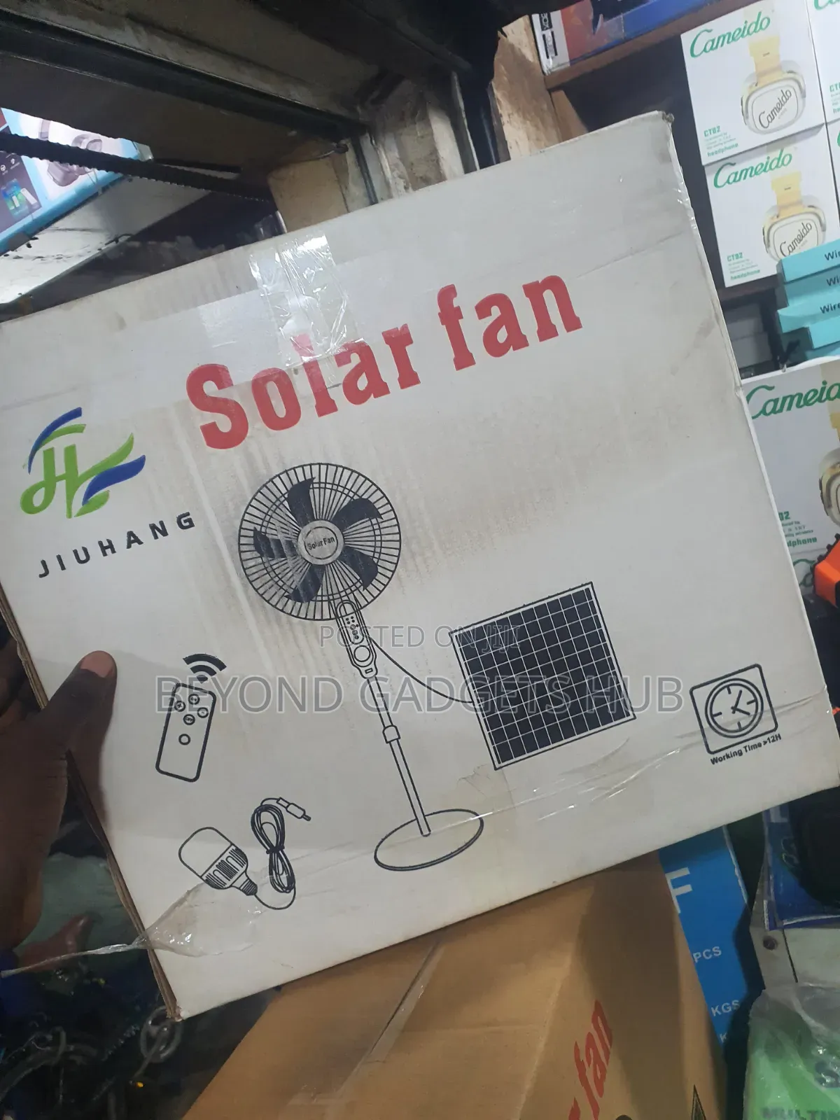 Jiuhang "16" Solar Rechargeable Standing Fan