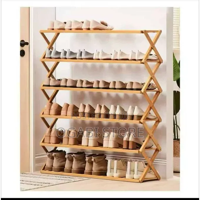 Wooden Shoe Rack