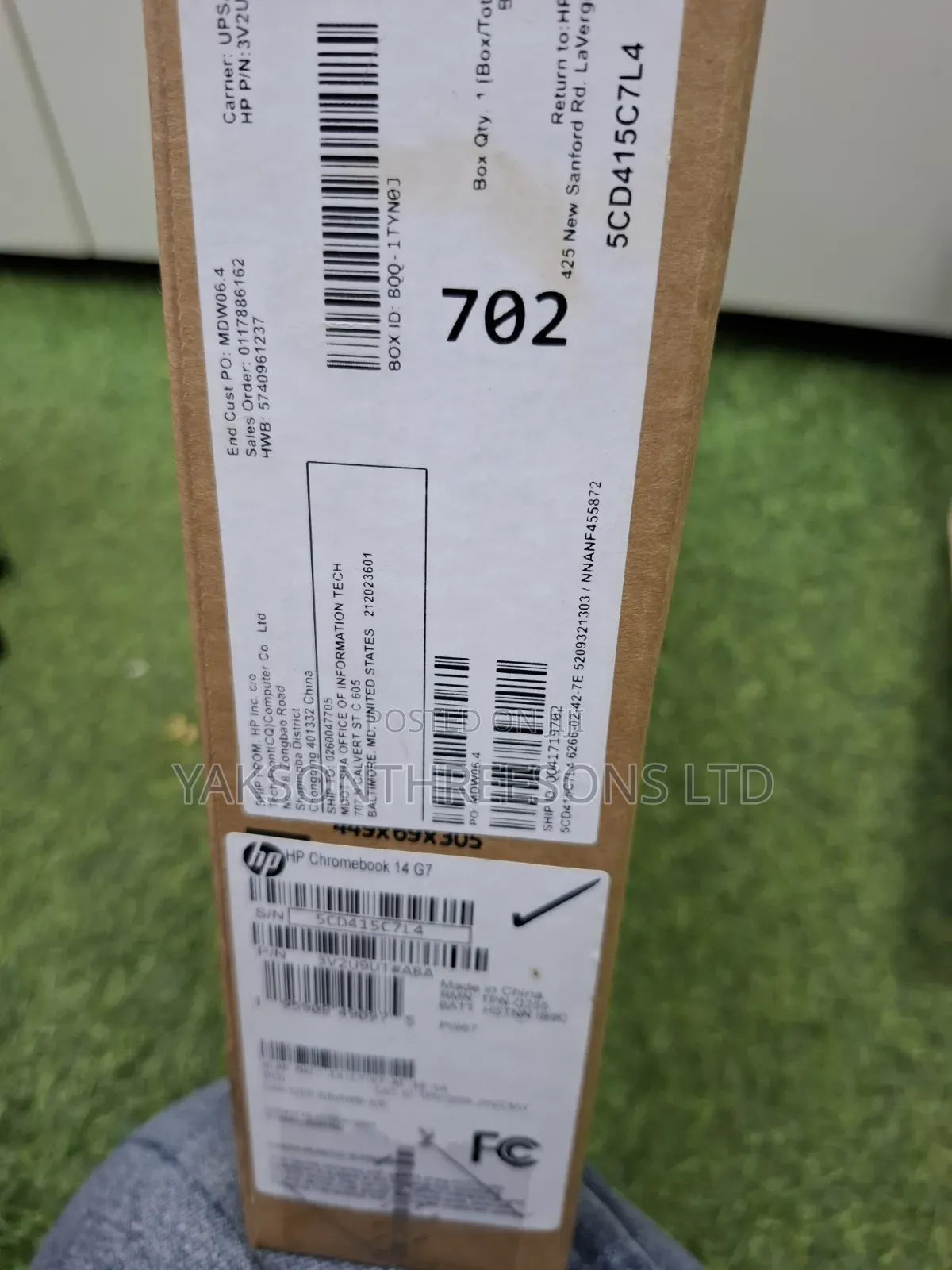New Laptop HP 14S 4GB Intel Core i3 SSD 128GB