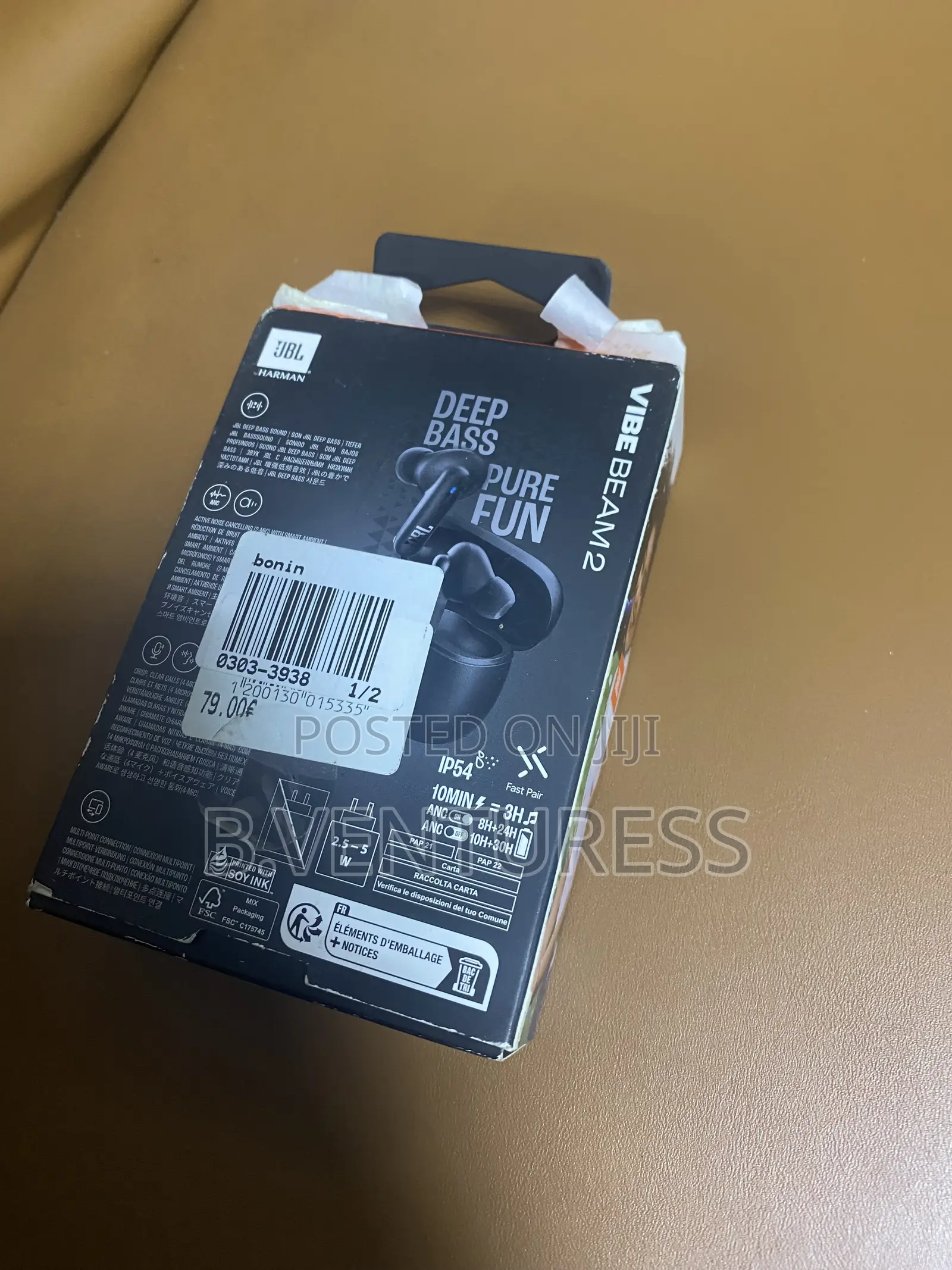 JBL Vibe Beam 2 True Wireless Noise-Cancelling Earbuds
