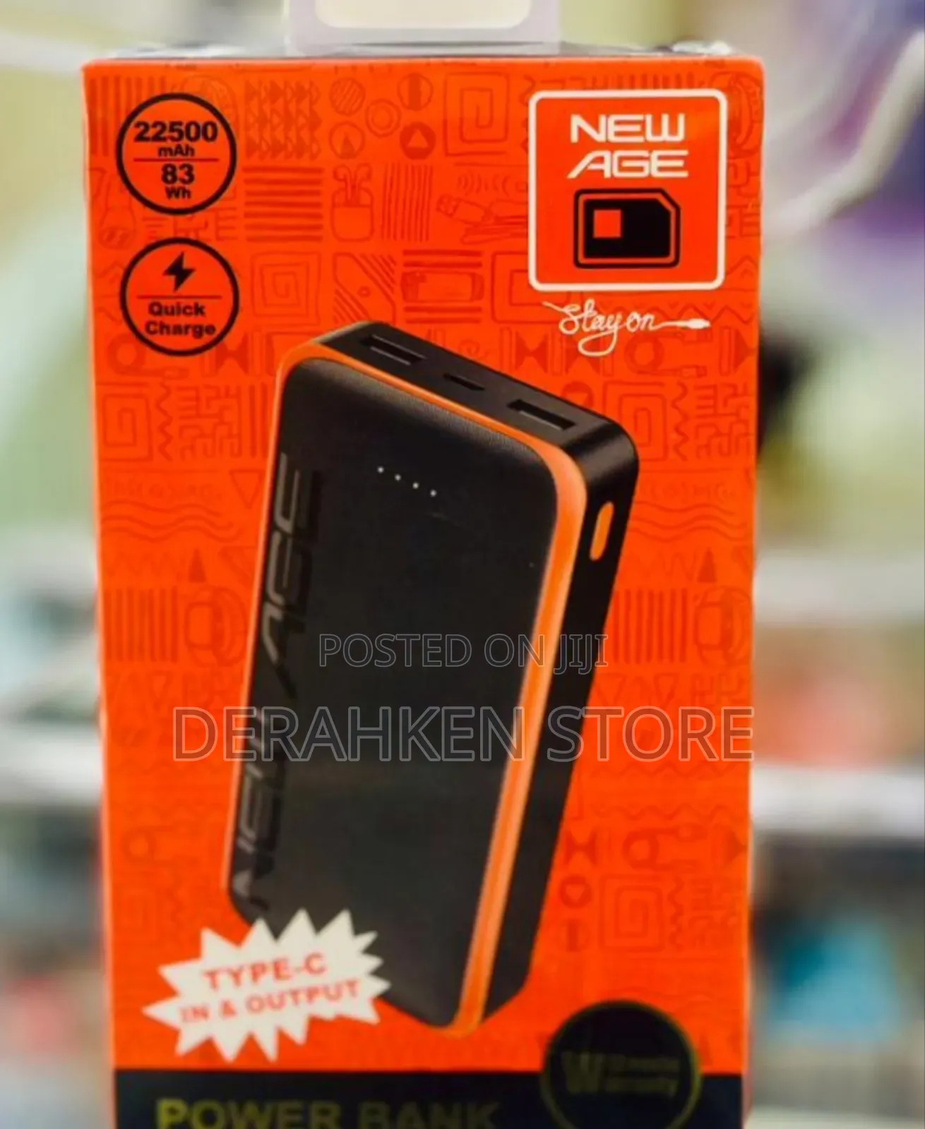 New Age 22500mah Power Bank – Fast Charging
