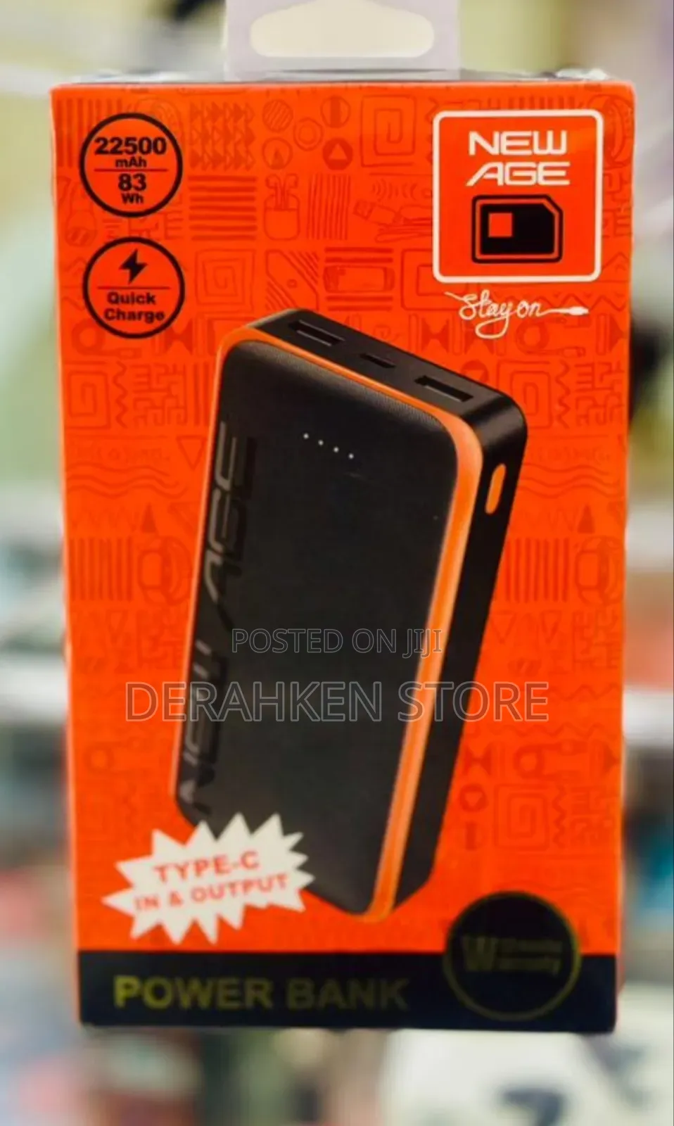 New Age 22500mah Power Bank – Fast Charging