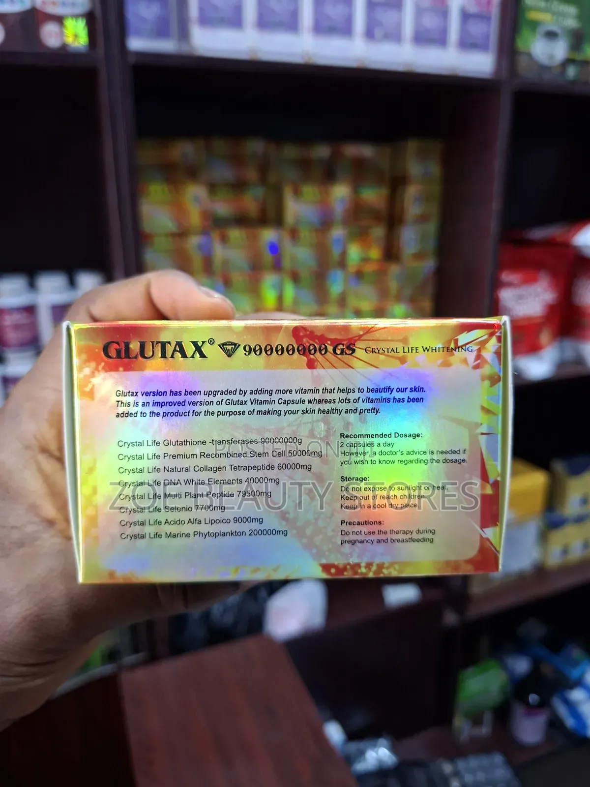 Glutax Gs Crystal Life Whitening Capsules