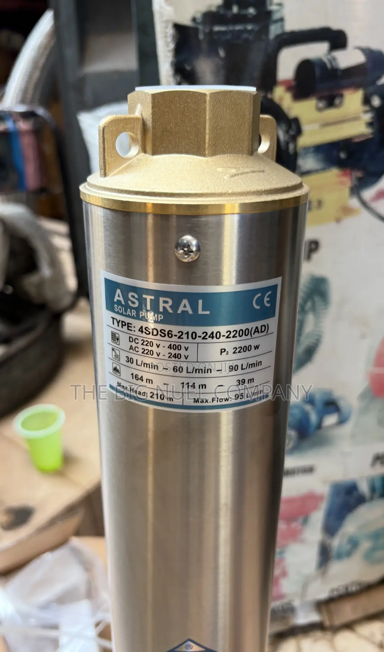 3hp Solar Water Pump Submersible Ac /Dc