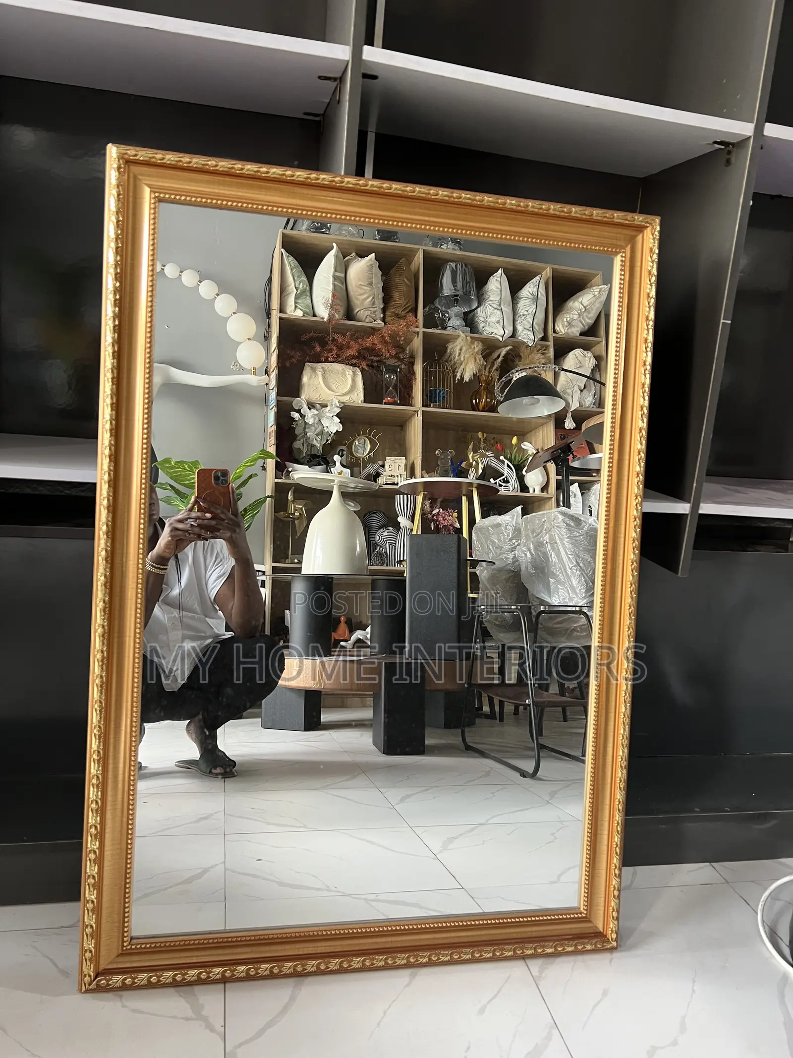 Gold Framed Mirror