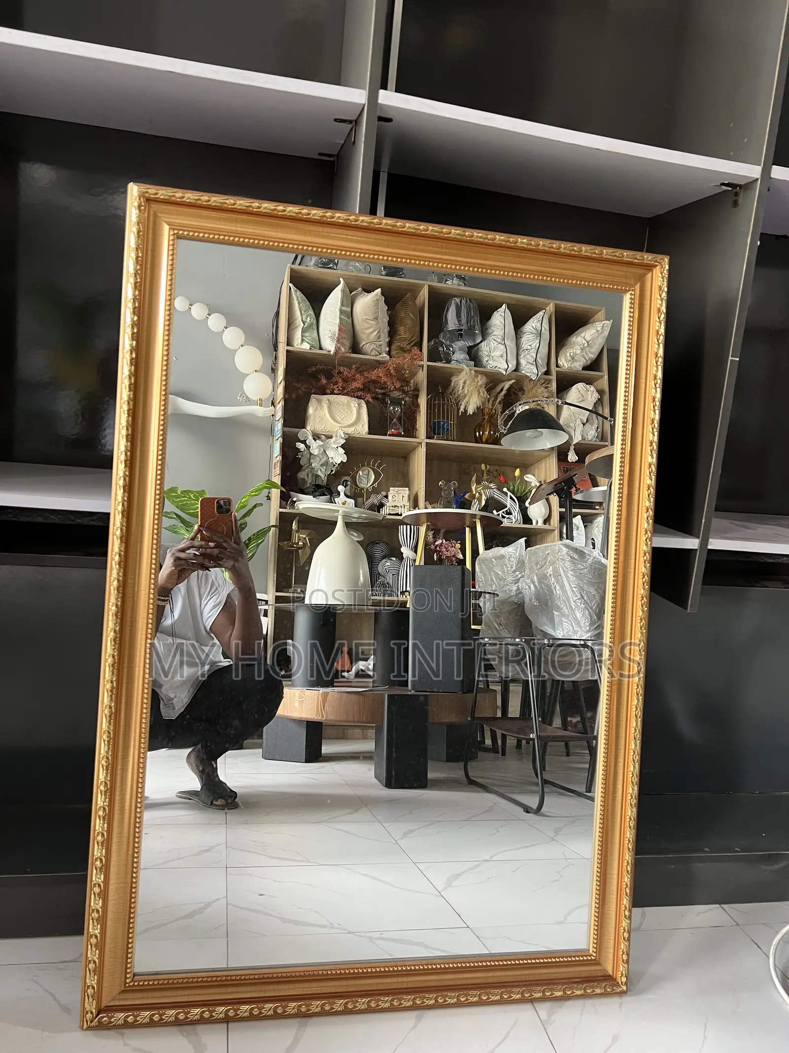 Gold Framed Mirror
