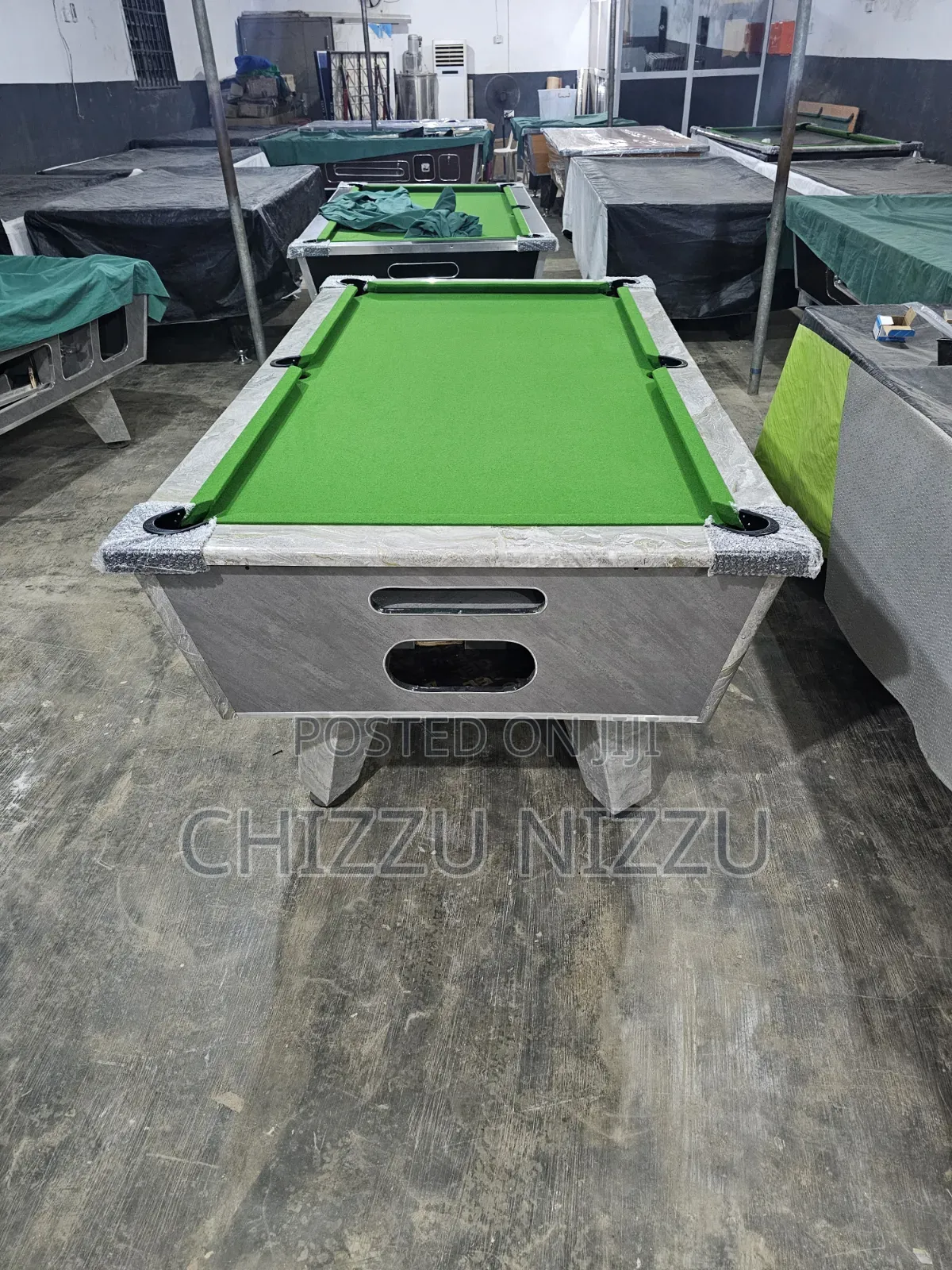 Standard Unique Marble Coin Operated Snooker Billiard Pool Table