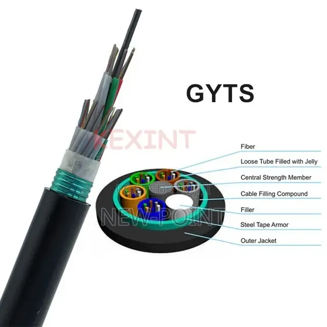48core Fiber Optic Cables Gyts Sm at 750 Per Meter