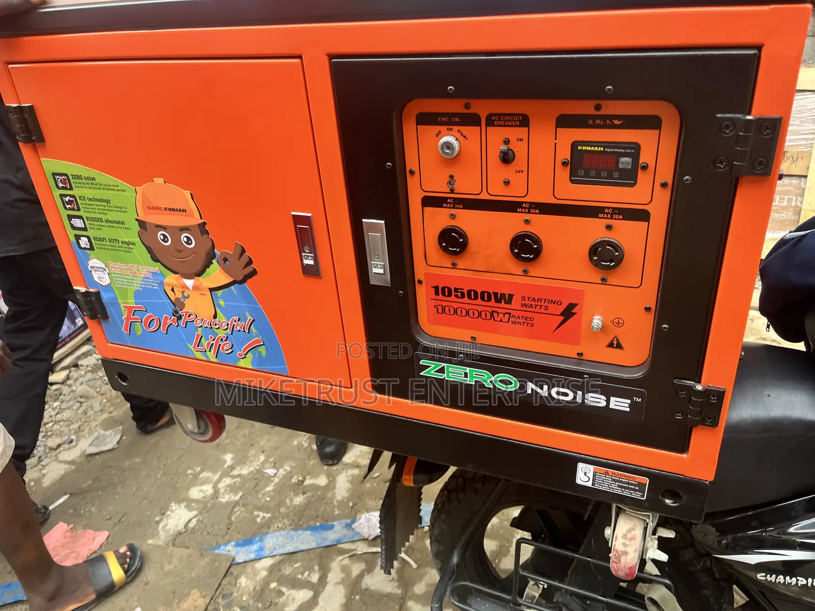 Firman Soundproof 10kva Supper Petrol Generator