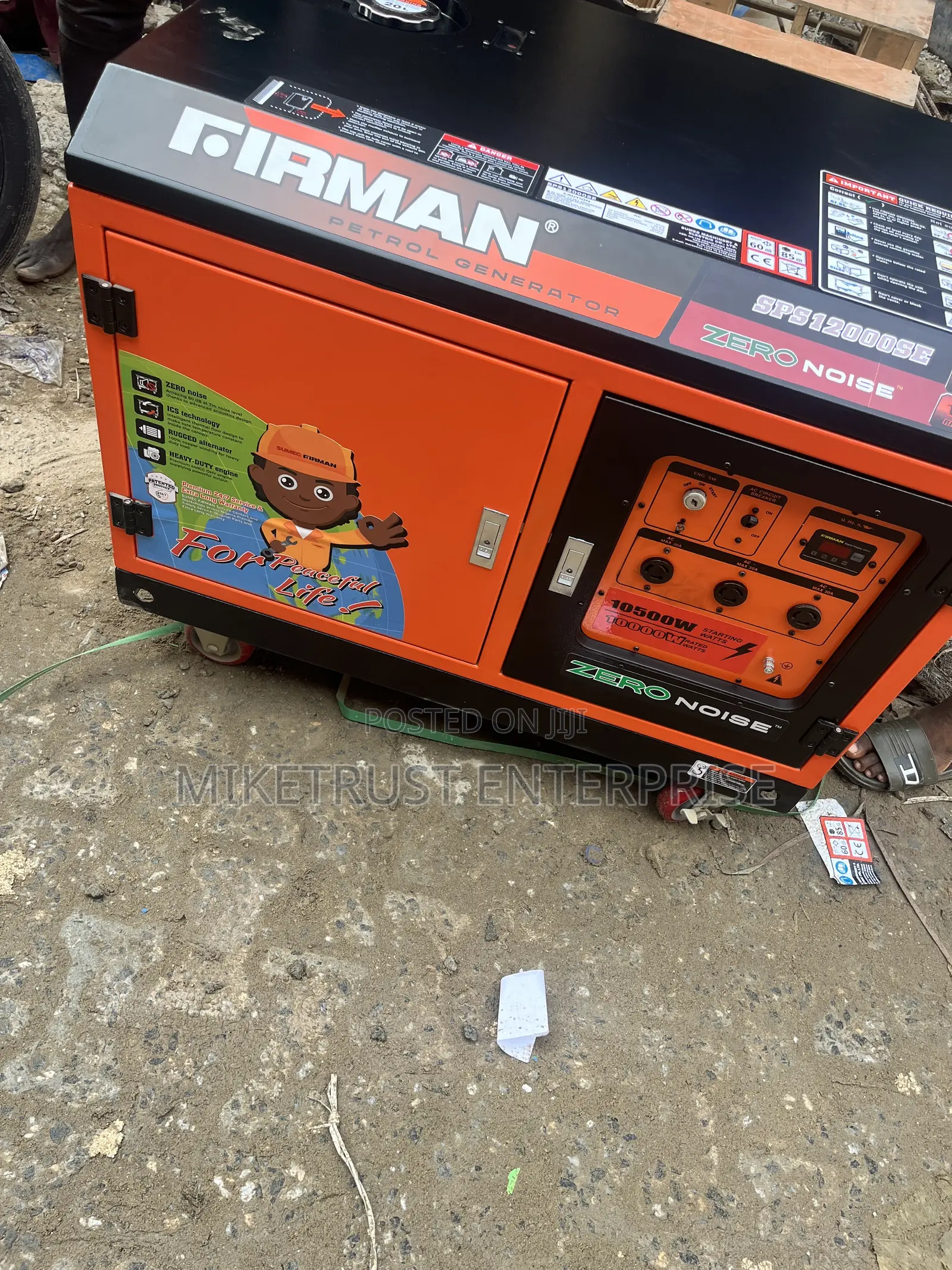 Firman Soundproof 10kva Supper Petrol Generator