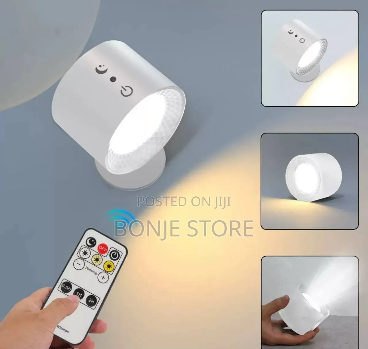 Led Wall Lamp Touch Control Ir Remote 360 Rotatable Usb Recharge