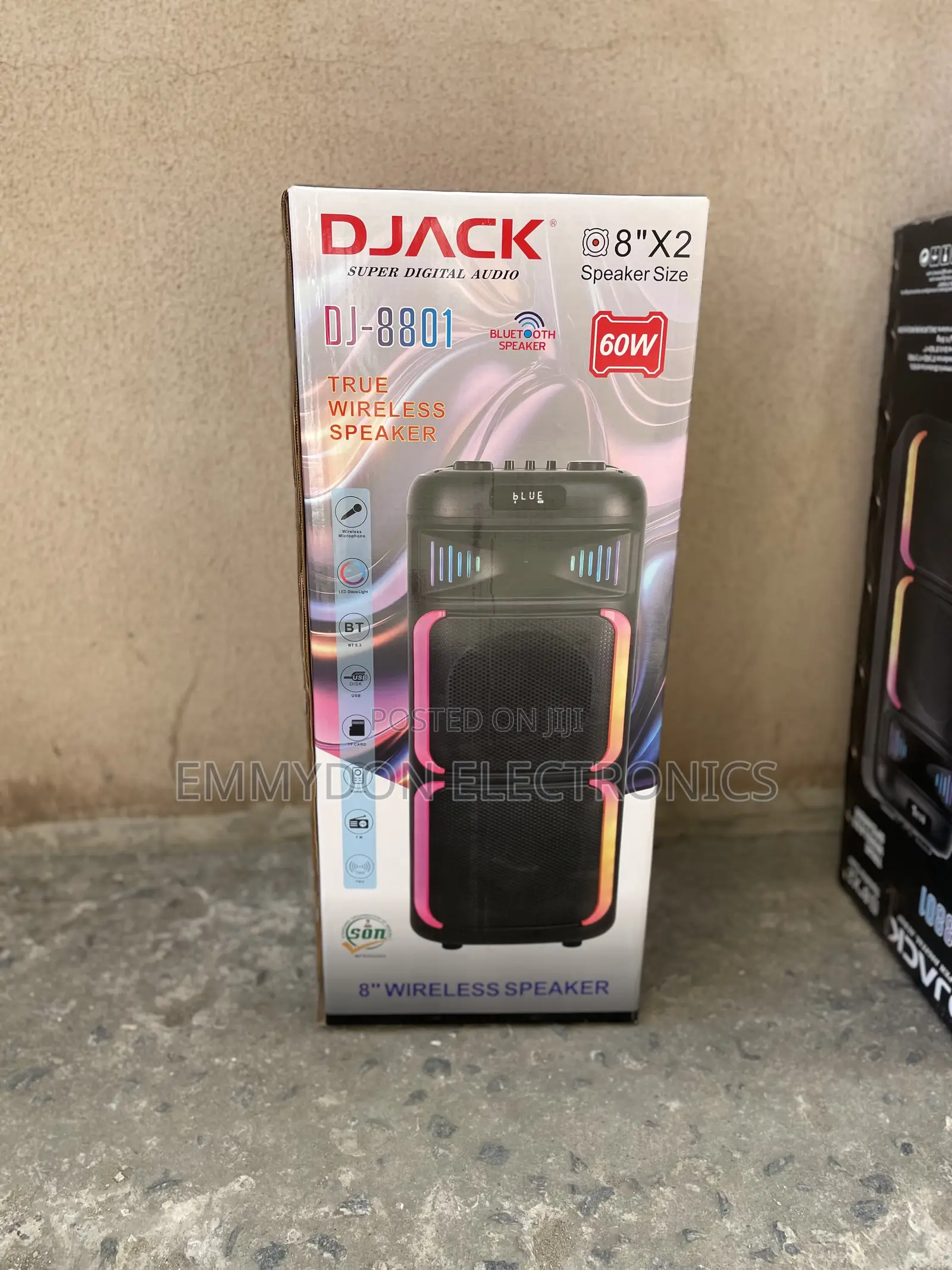 Djack Dj-8801 60w Bluetooth Speaker System