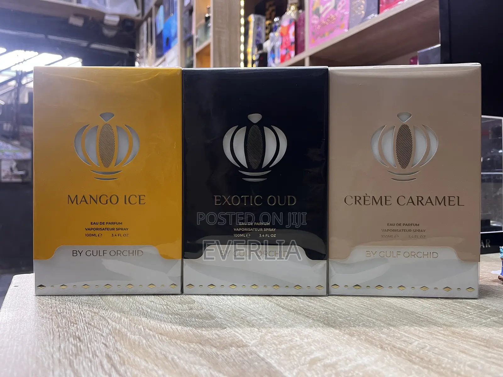 Exotic Oud, Mango Ice, Crème Caramel